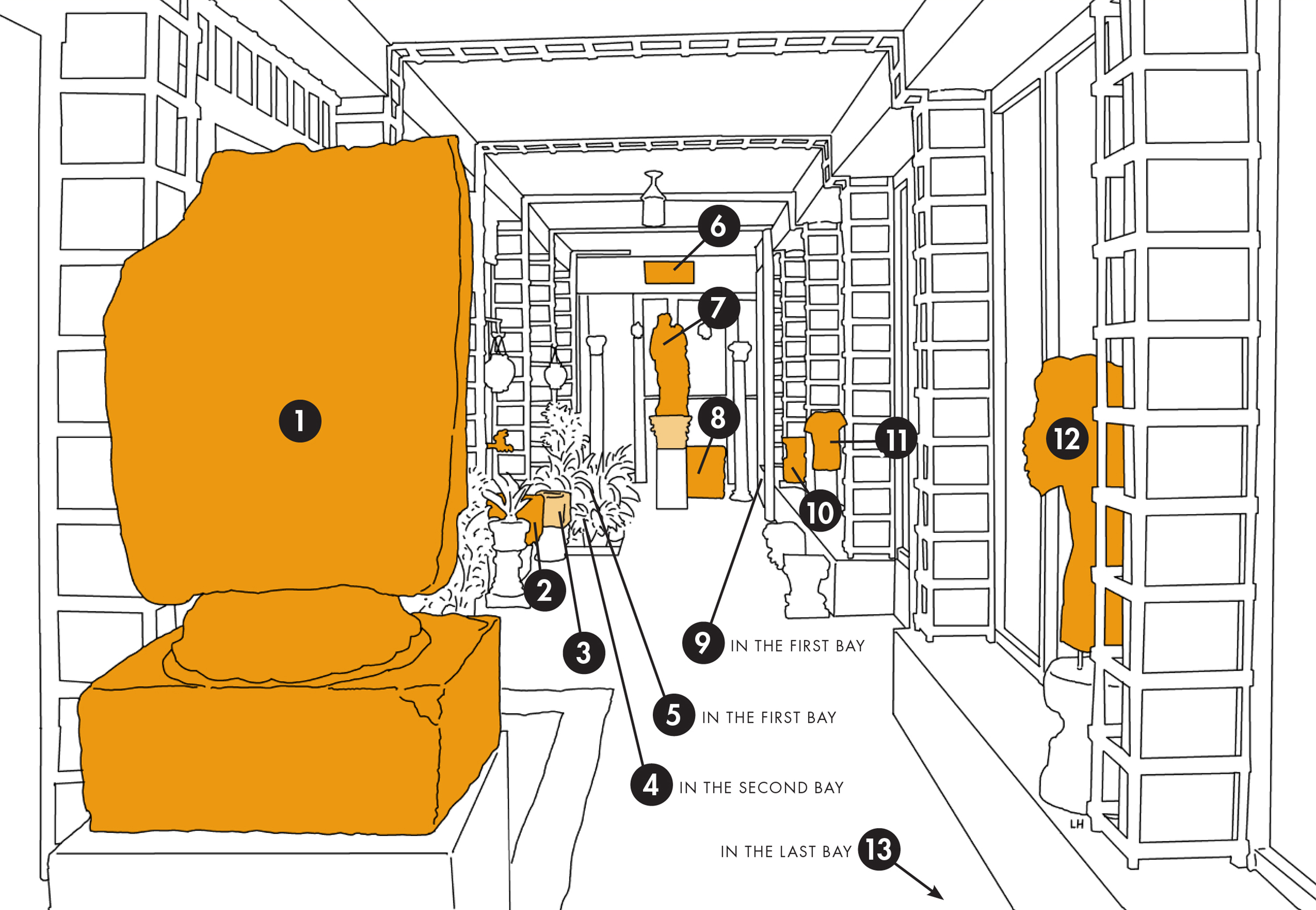 Chinese Loggia Wall Guide