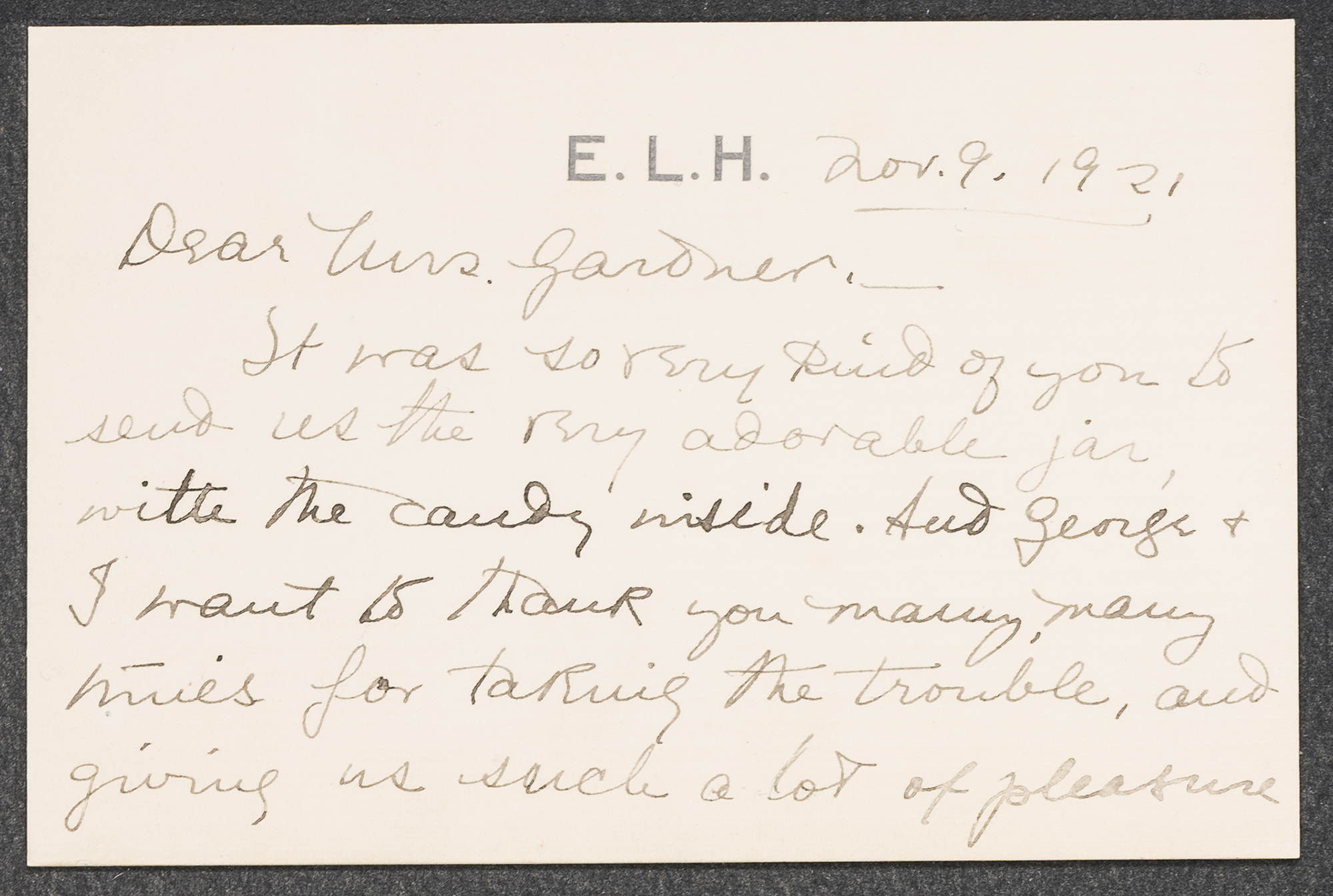 Letter To Isabella Stewart Gardner Isabella Stewart Gardner Museum