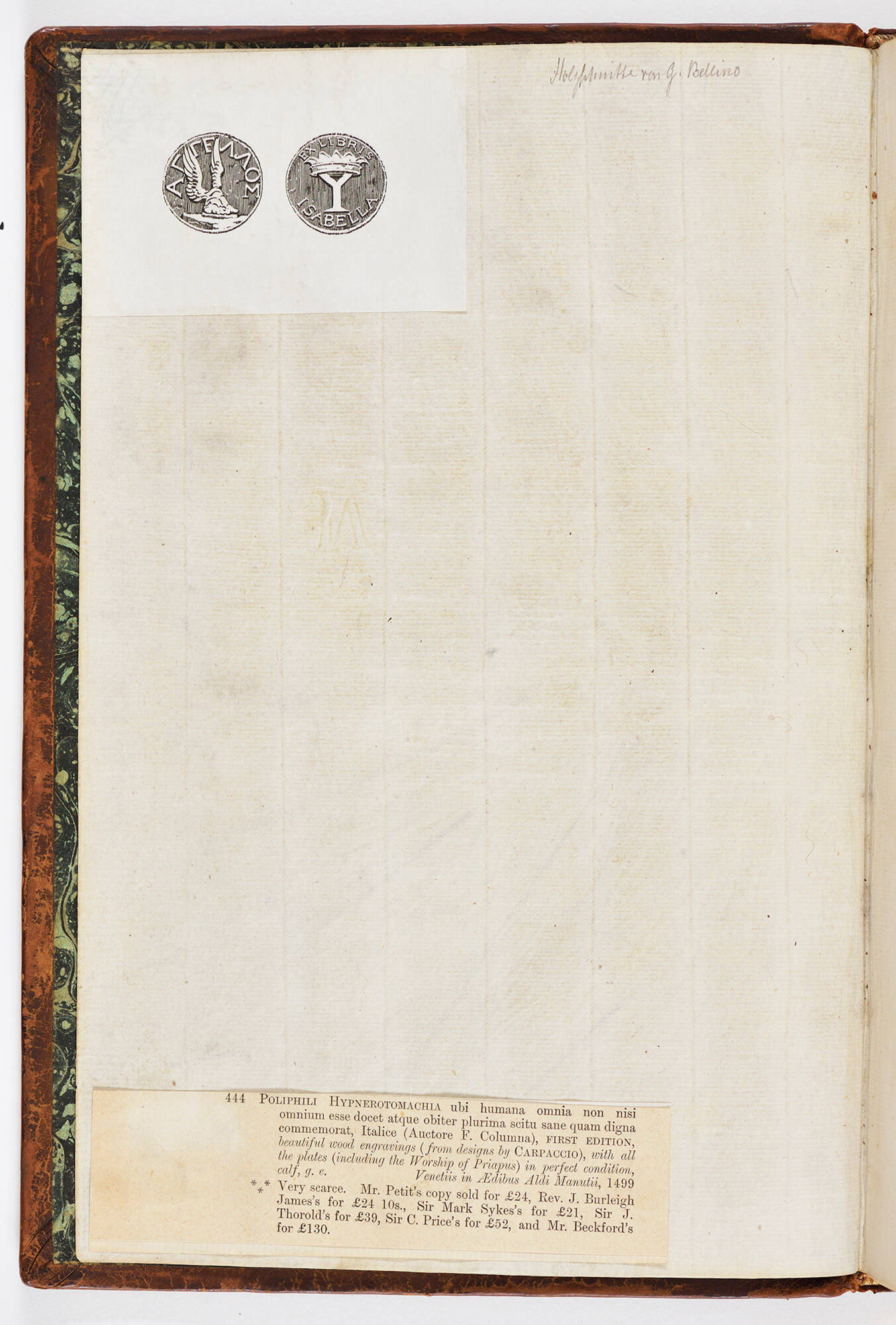 Hypnerotomachia Poliphili | Isabella Stewart Gardner Museum