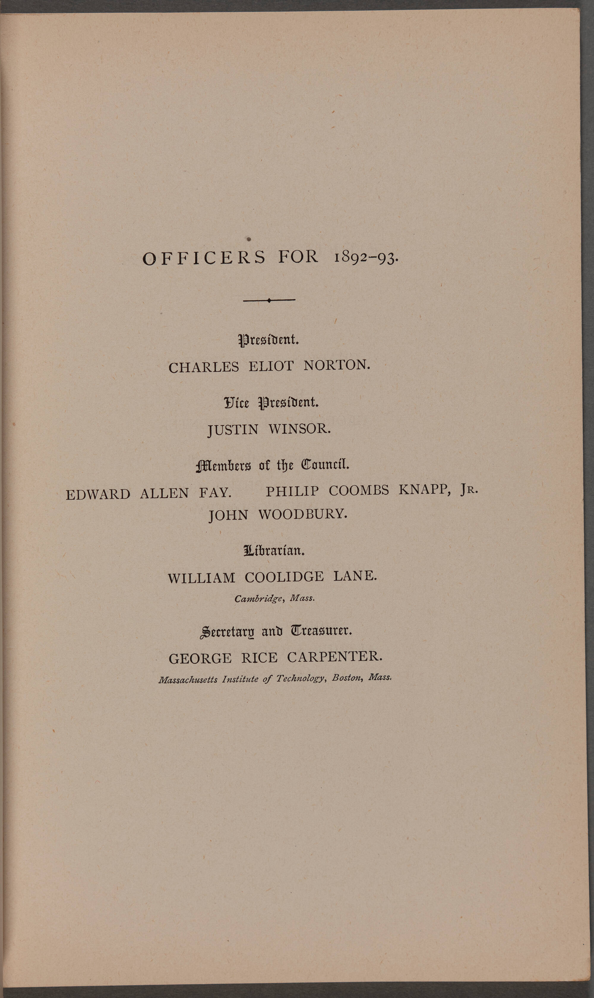 Twelfth Annual Report of the Dante Society | Isabella Stewart Gardner ...
