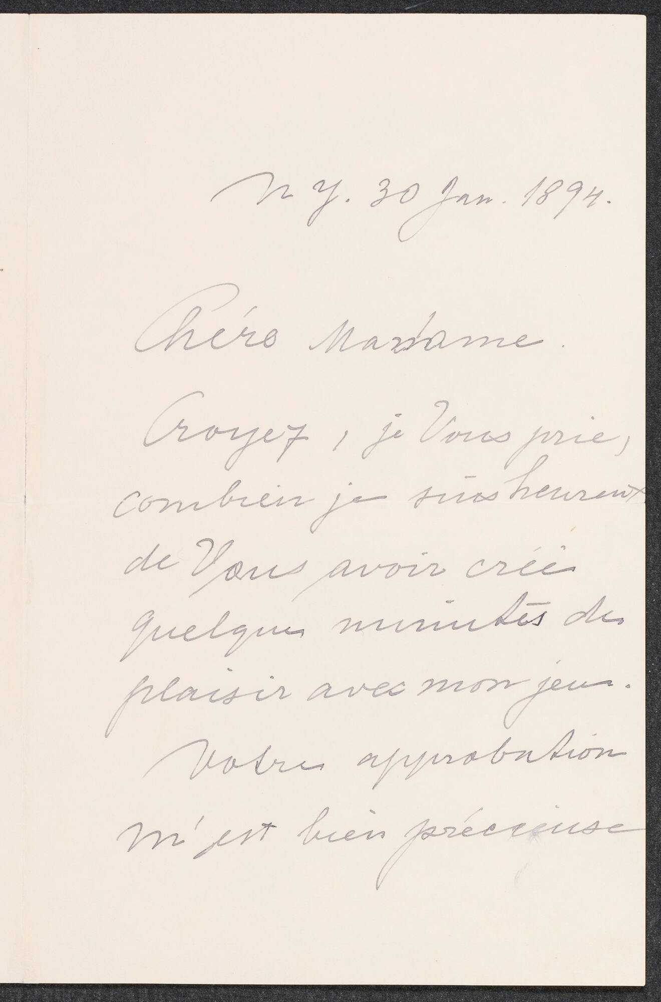 Letter to Isabella Stewart Gardner from New York | Isabella Stewart ...
