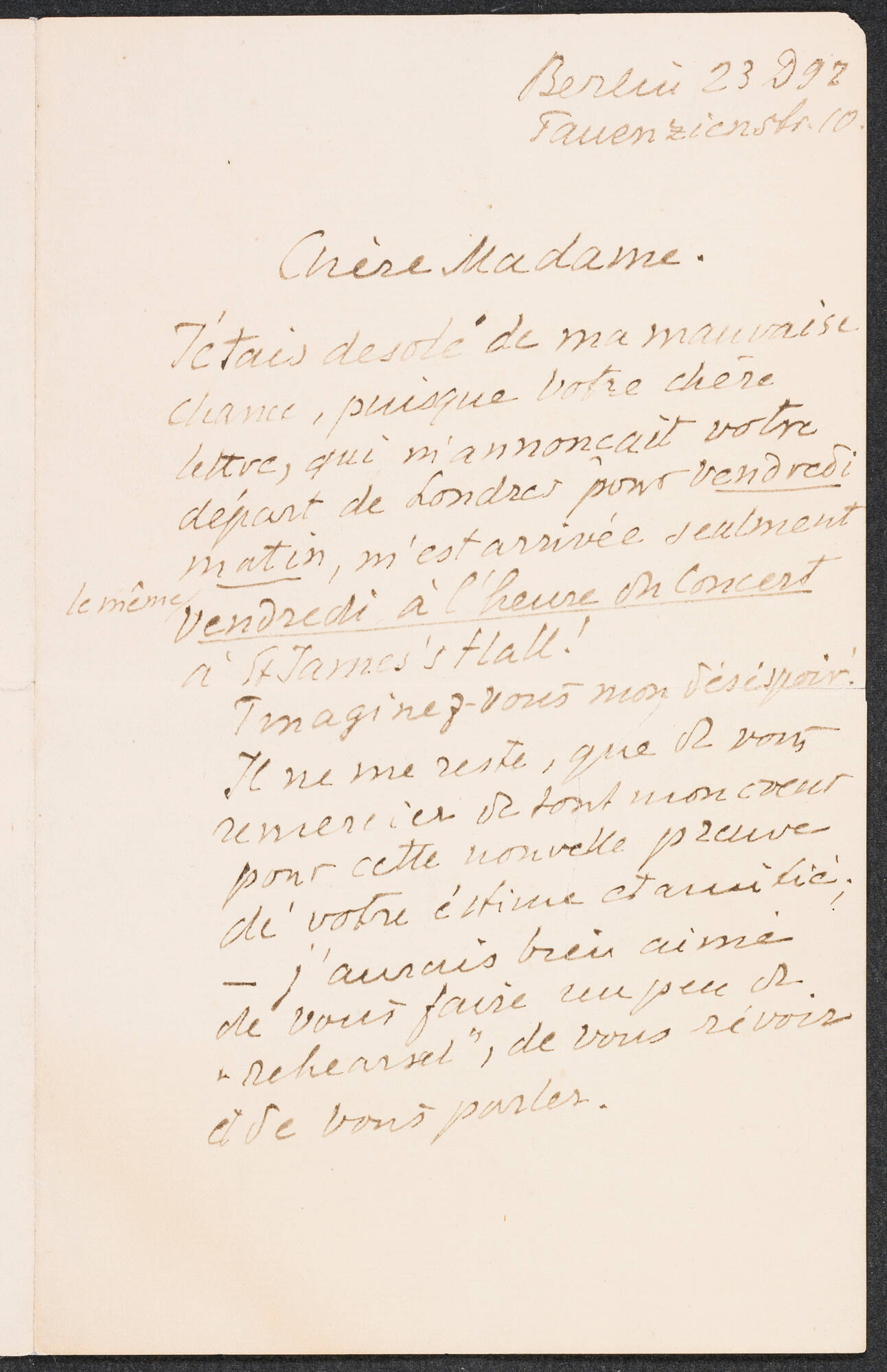 Letter to Isabella Stewart Gardner from Berlin | Isabella Stewart ...
