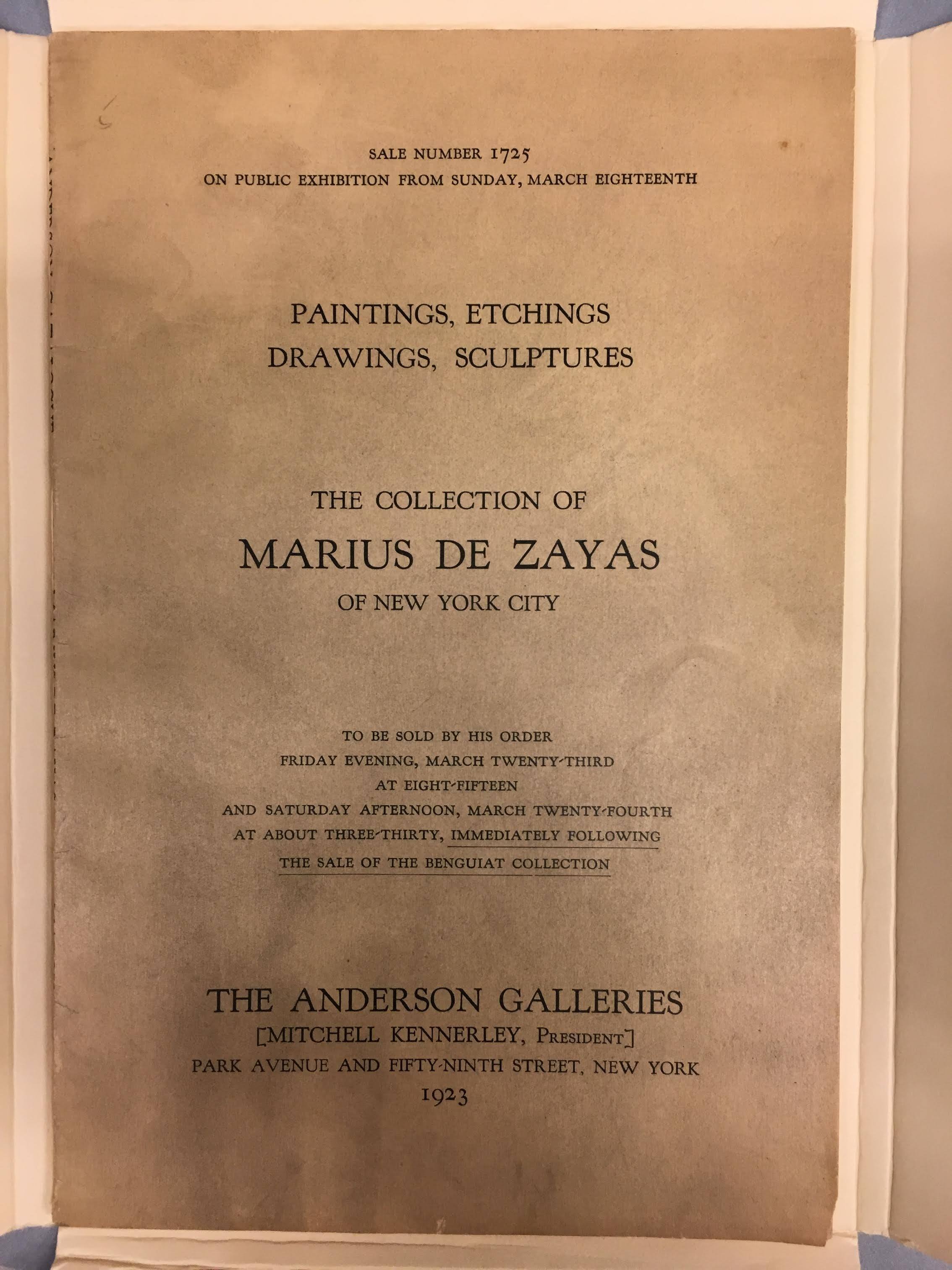 Collection of Marius de Zayas | Isabella Stewart Gardner Museum