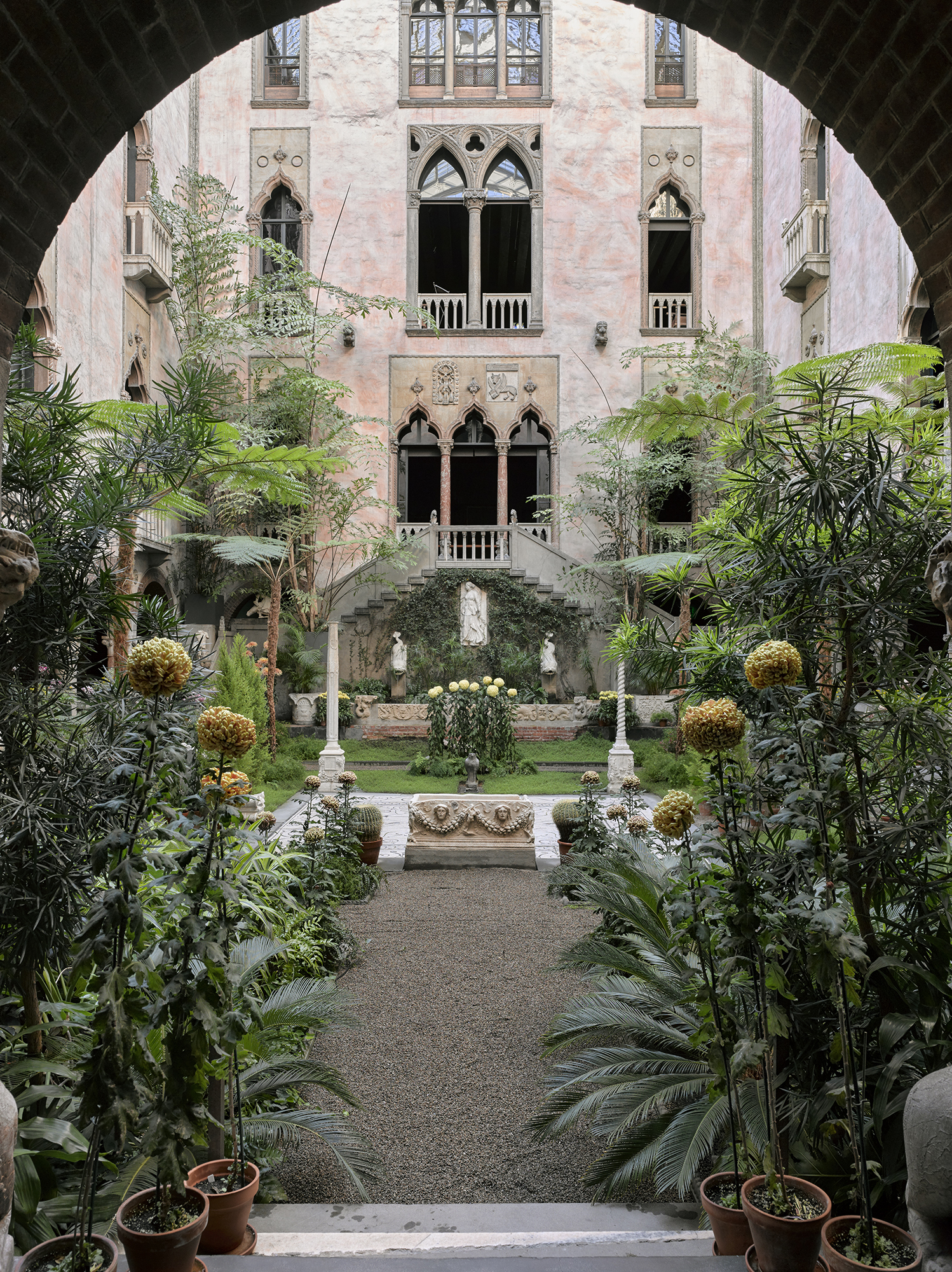 Courtyard Isabella Stewart Gardner Museum