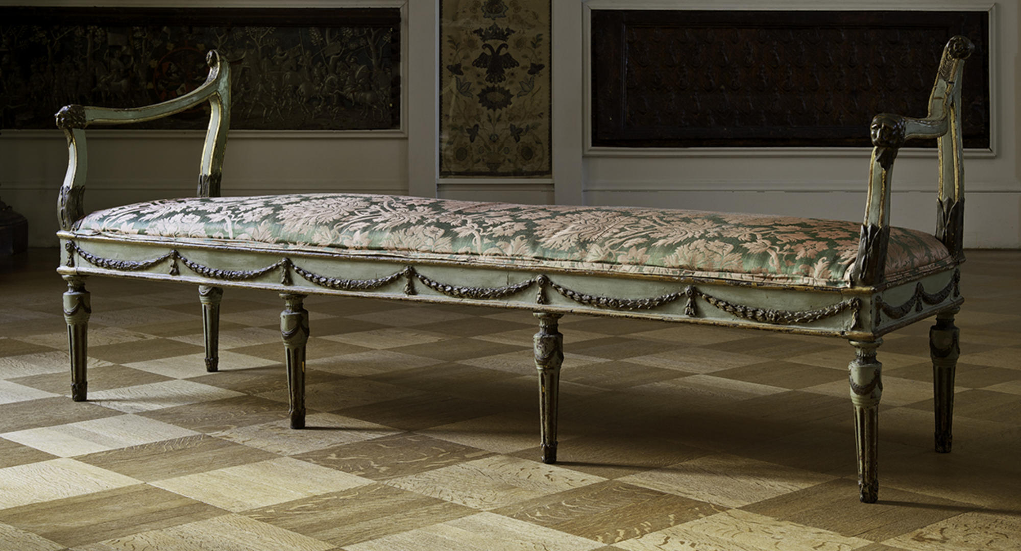 Window Seat Or Upholstered Bench Divano A Panchetta Isabella