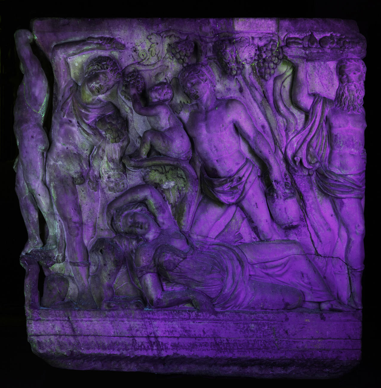 The Sarcophogus in ultraviolet light