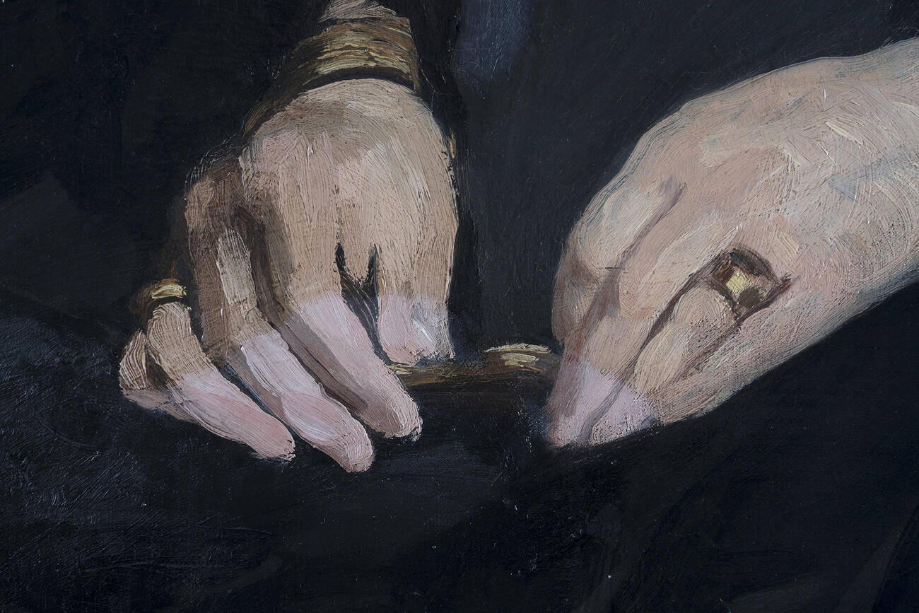 Madame Manet in the Conservation Lab