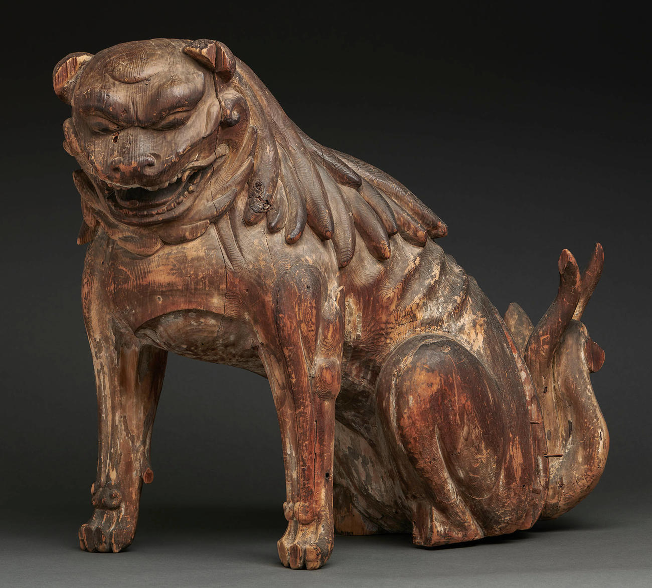 Guardian Lion with open mouth | Isabella Stewart Gardner Museum