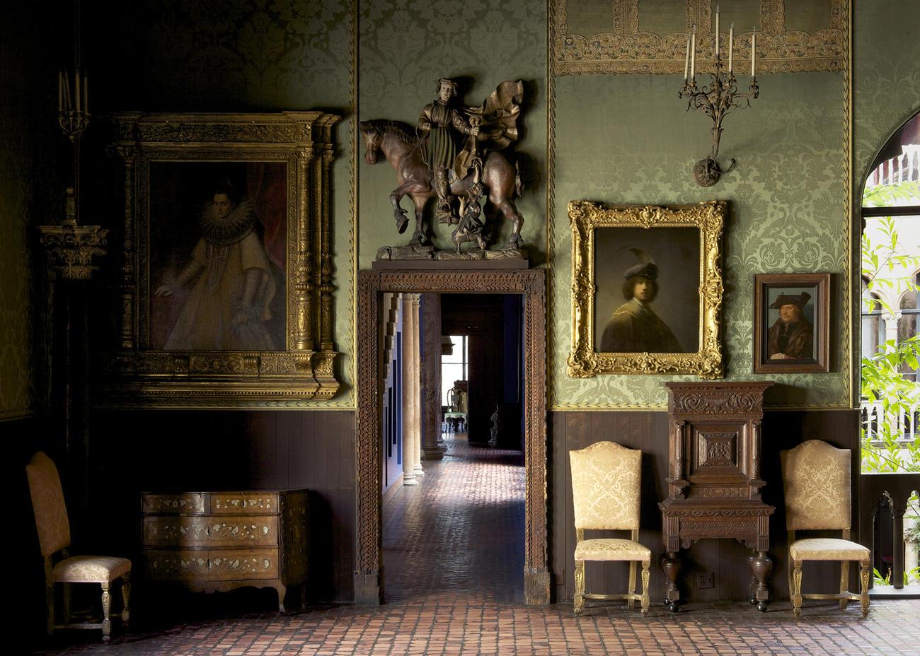 Dutch Room in Isabella Stewart Gardner Museum, Boston, MA, USA. 