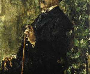 An oil painting of John Lowell Gardner, Jr. 