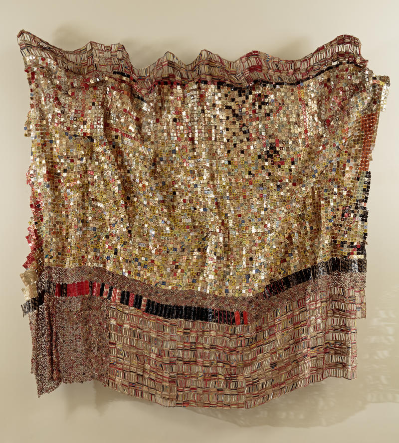 El Anatsui (Ghanian), Many Came Back, 2005. Photo by Richard Goodbody.