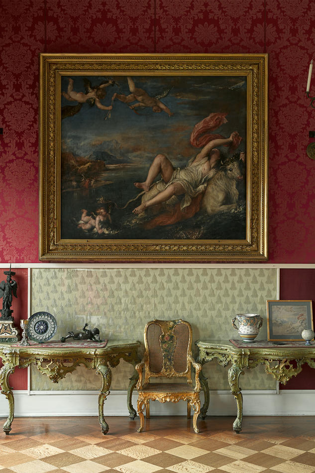 Titian's Rape of Europa in the Titian Room at the Isabella Stewart Gardner Museum