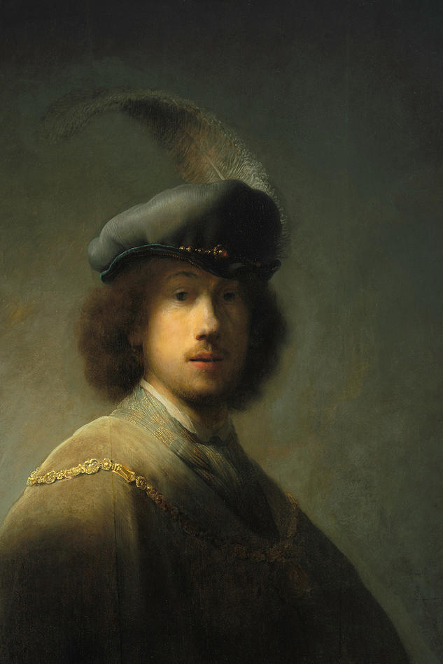 Rembrandt's Self-Portrait at Age 23