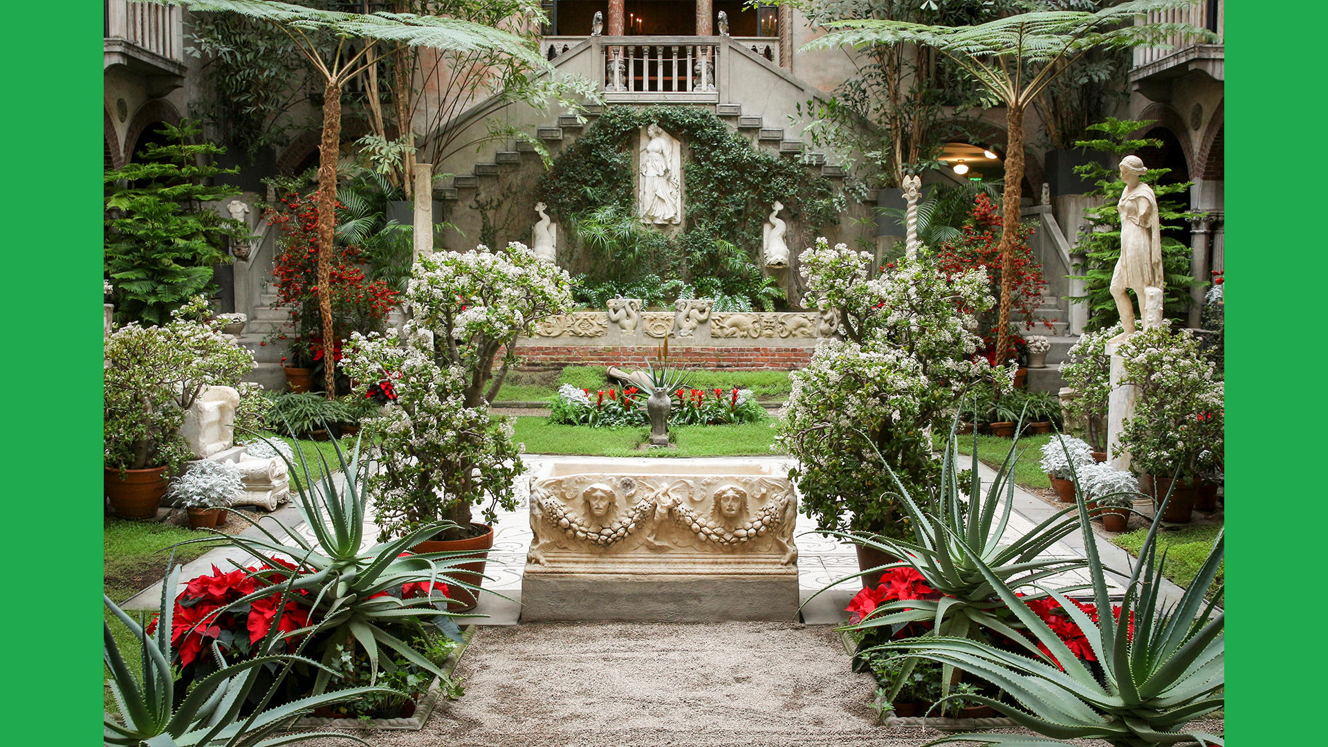 The annual Holiday Courtyard display, photo by Siena Scarff.