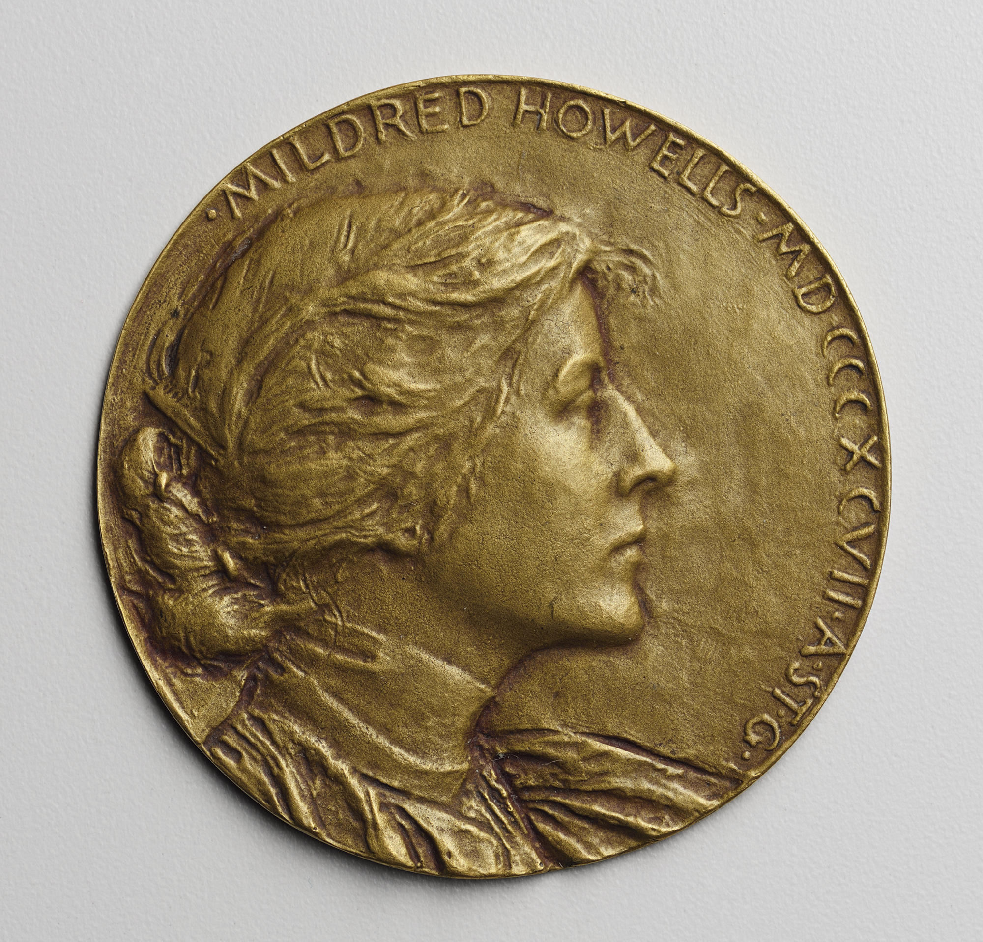 Augustus Saint-Gaudens (American, 1848-1907), Medallion of Mildred Howells (1873-1966), 1897