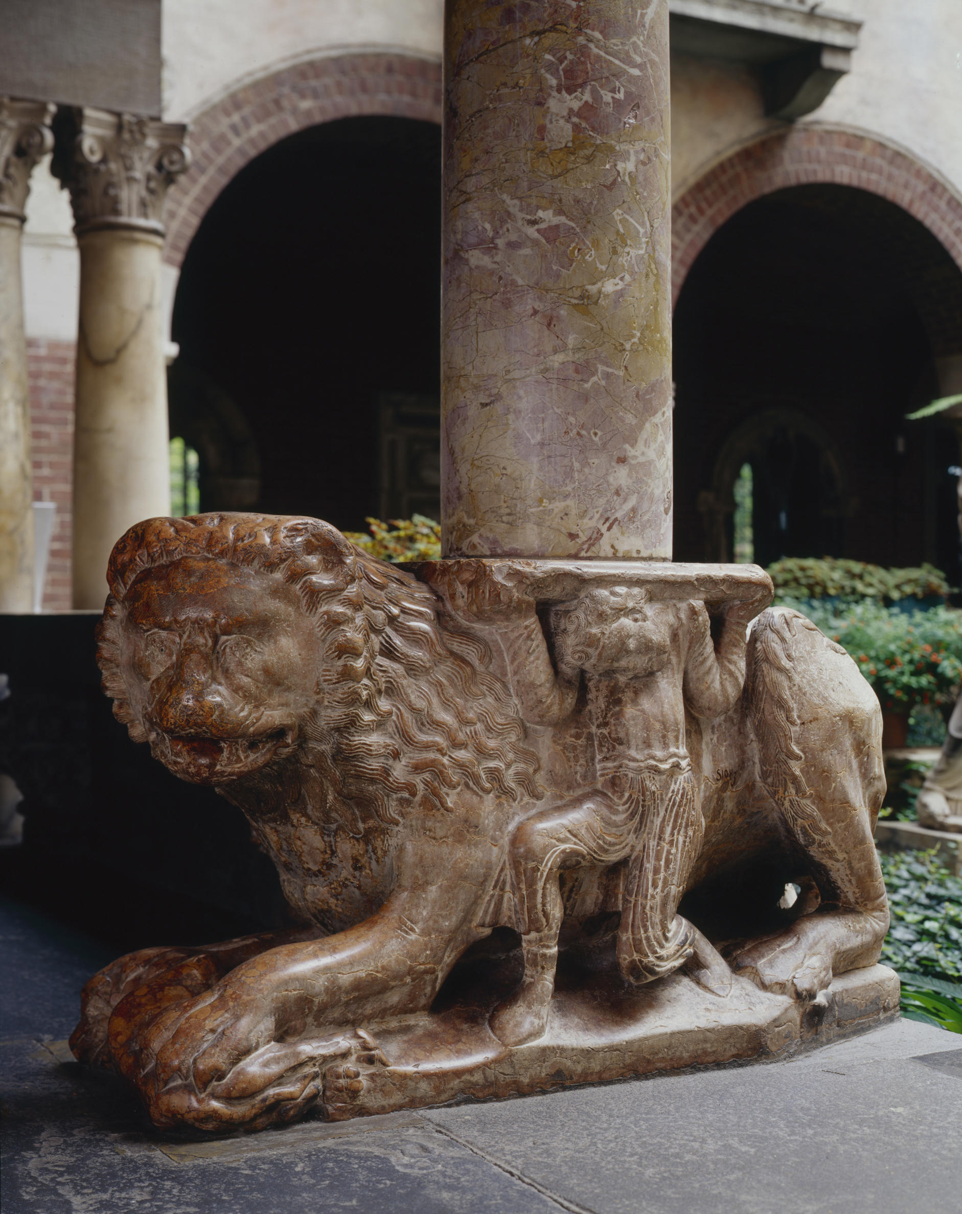 Italian, Northern Italy, Stylobate Lion, late 12th century–early 13th century