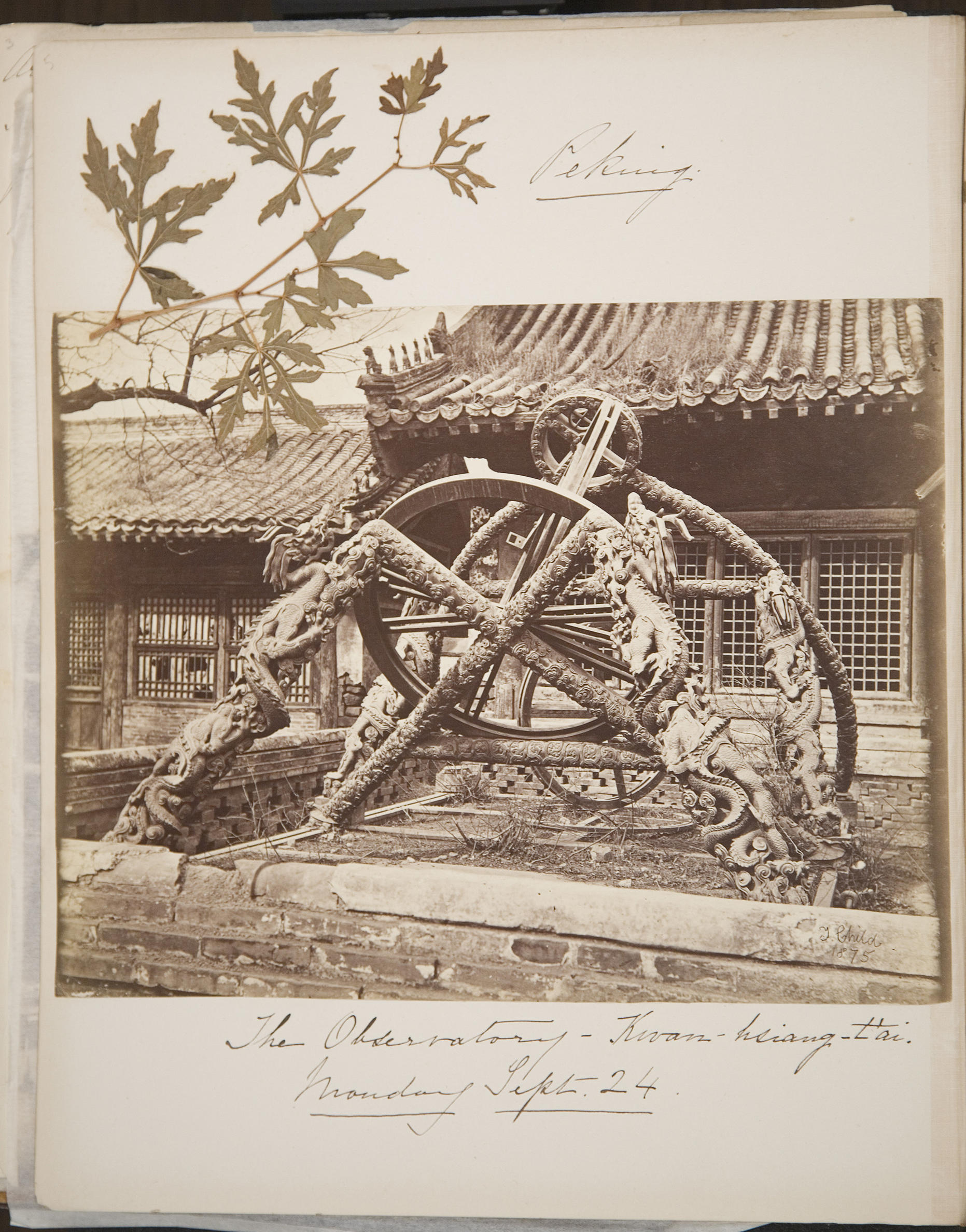 Isabella Stewart Gardner (American, 1840–1924), Travel Album: China, 1883, page 5