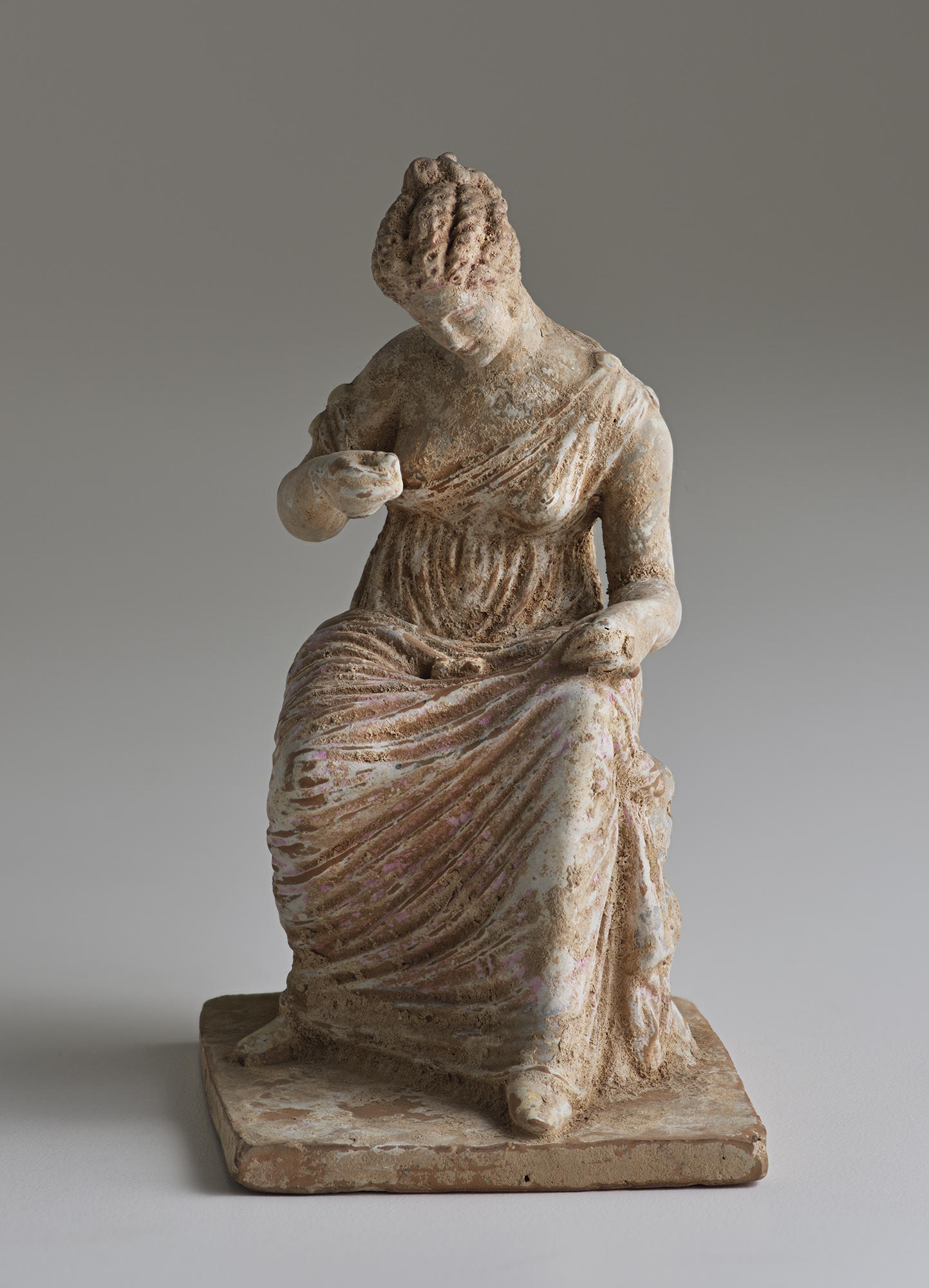 William Amory Gardner purchased this replica of an Ancient Greek original, Seated Woman, 19th century, for his aunt, Isabella