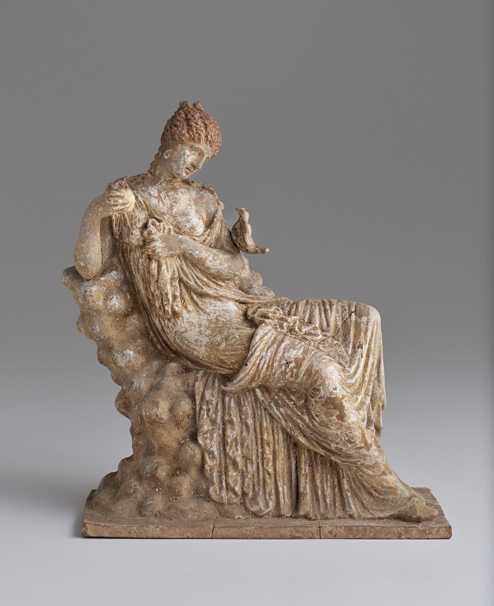 William Amory Gardner purchased this replica of an Ancient Greek original, Seated Woman, 19th century, for his aunt, Isabella