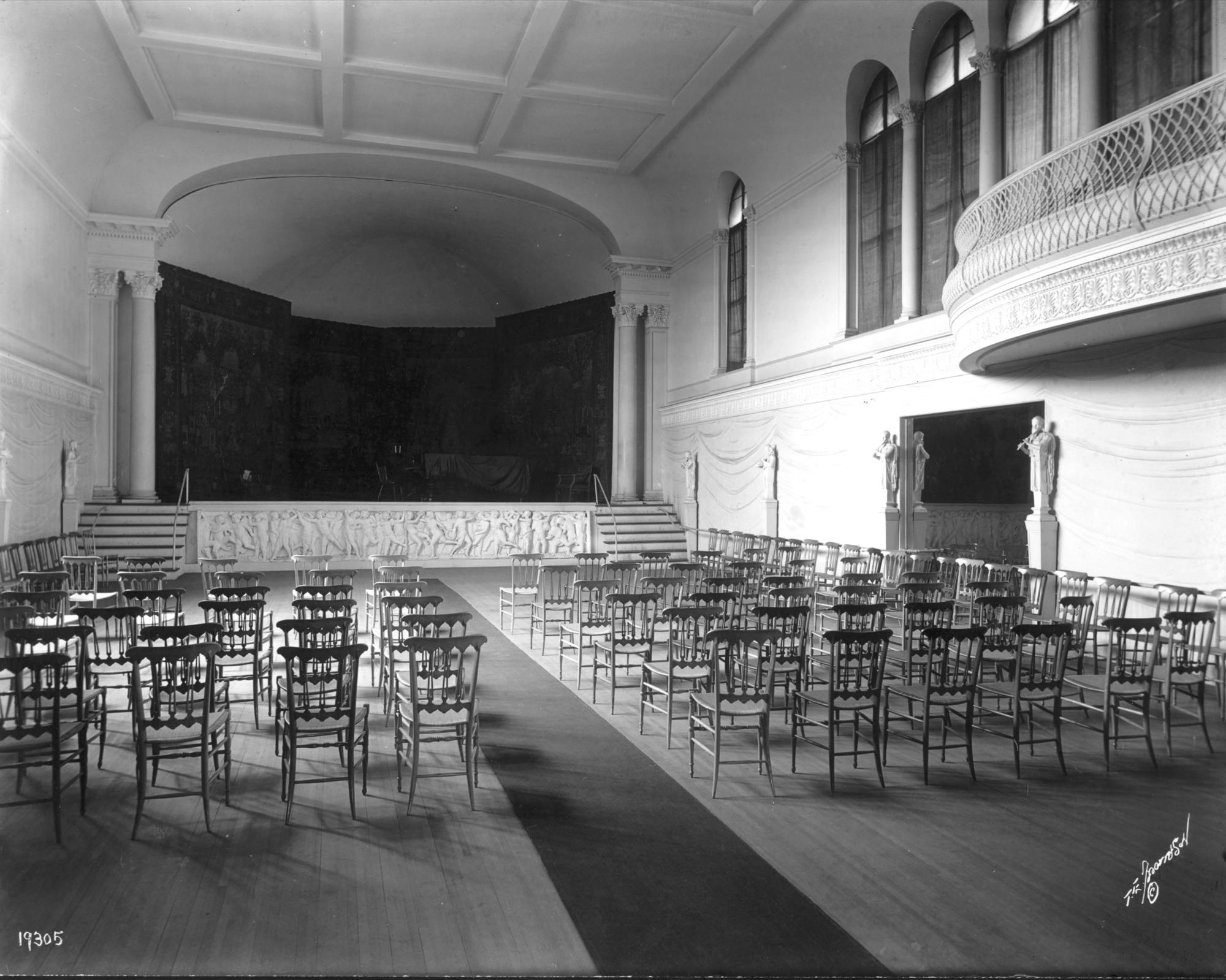 Music Room, Fenway Court, 1914. Thomas E. Marr & Son (active Boston, about 1875-1954)