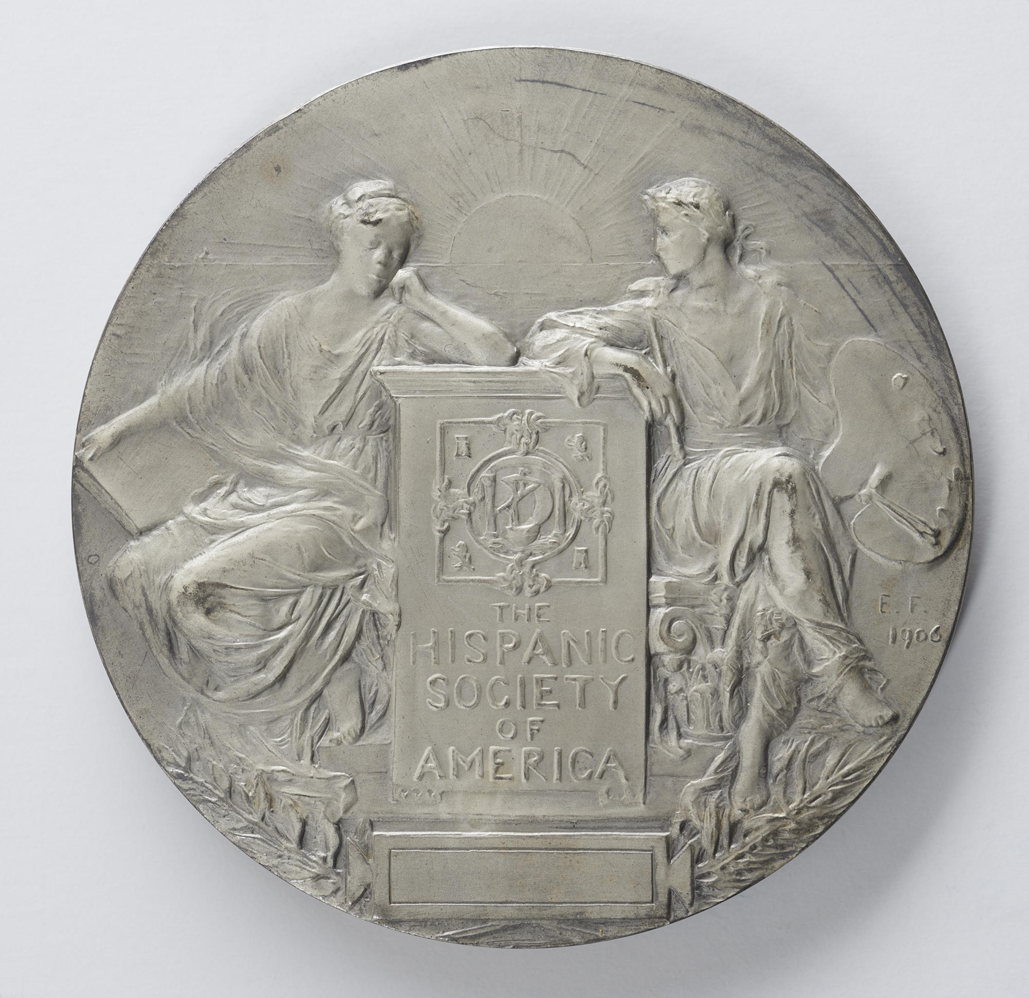 Hispanic Society of America Membership Medal (reverse)