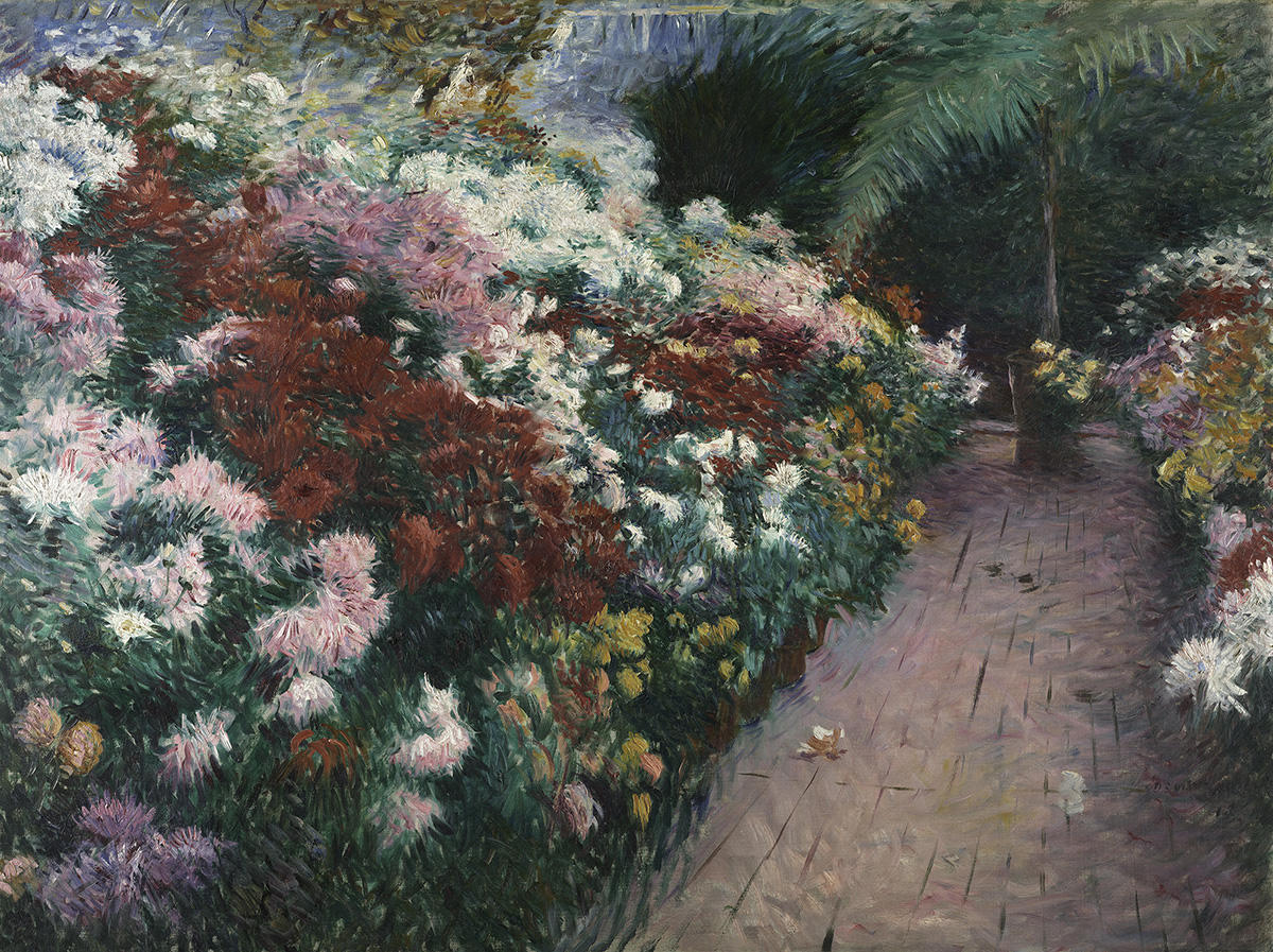 Chrysanthemums, 1888 by Dennis Miller Bunker