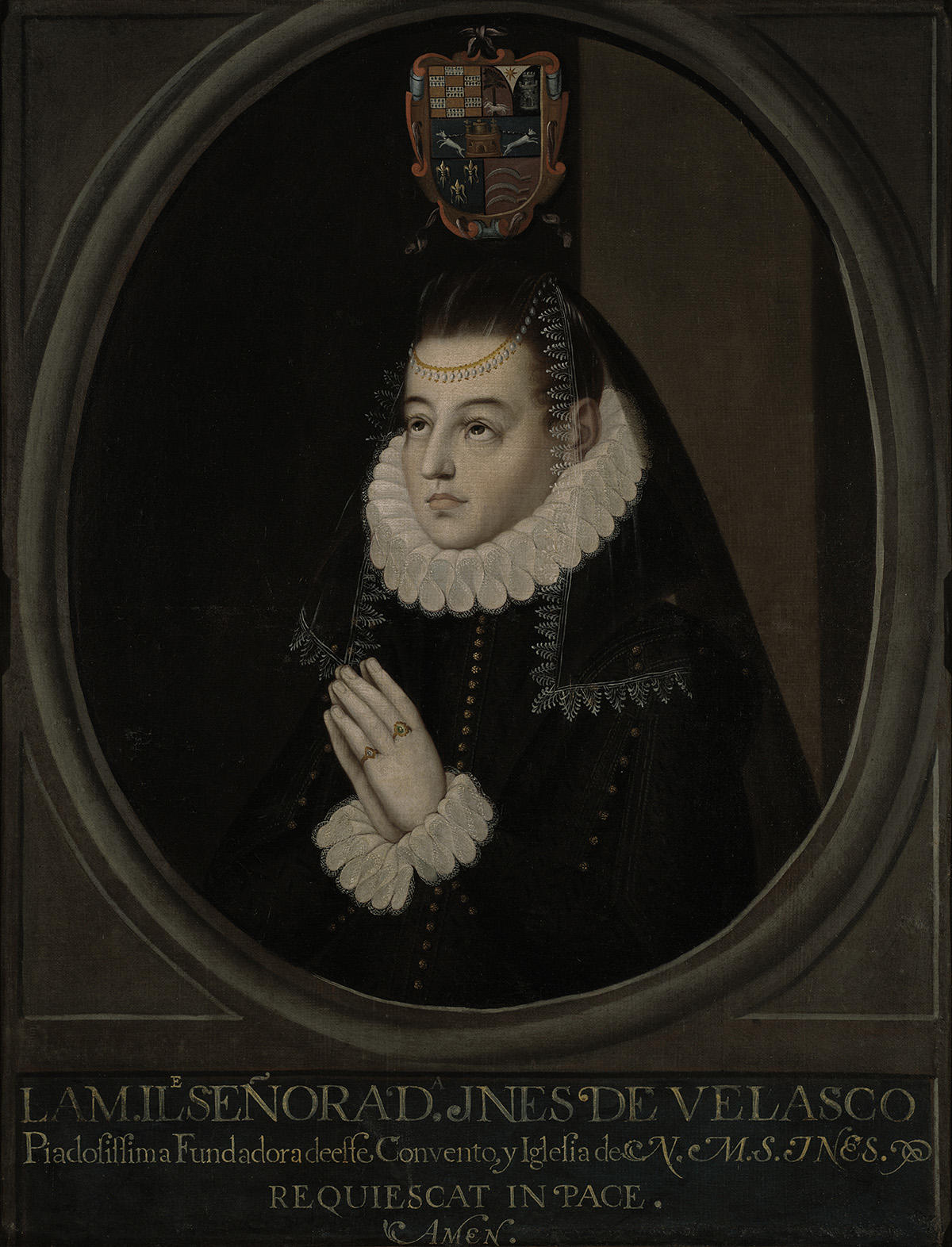 Oil painting of Doña Inés De Velasco (17th century)