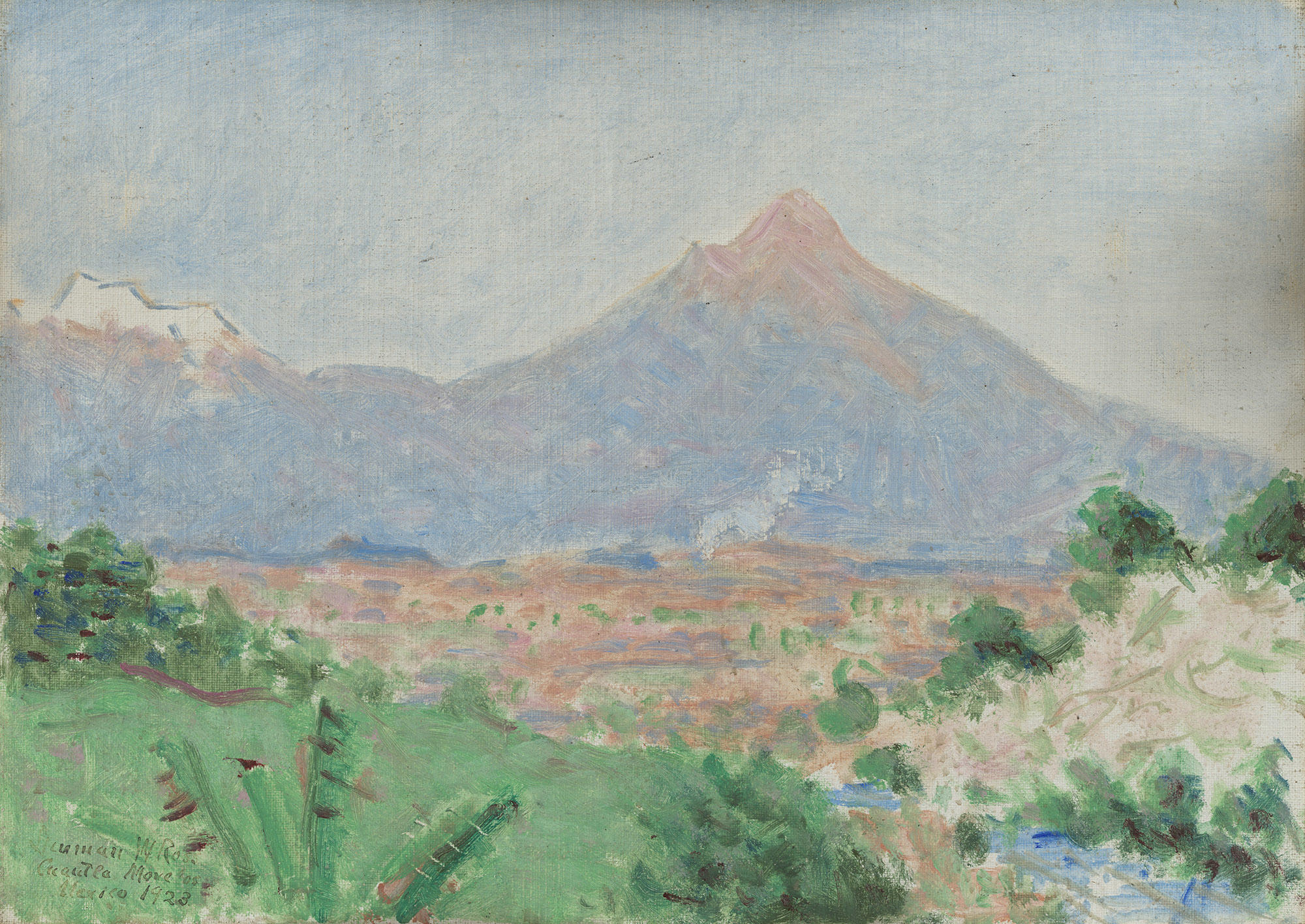 A View of Popocatépetl from Cuautla by Denman Waldo Ross