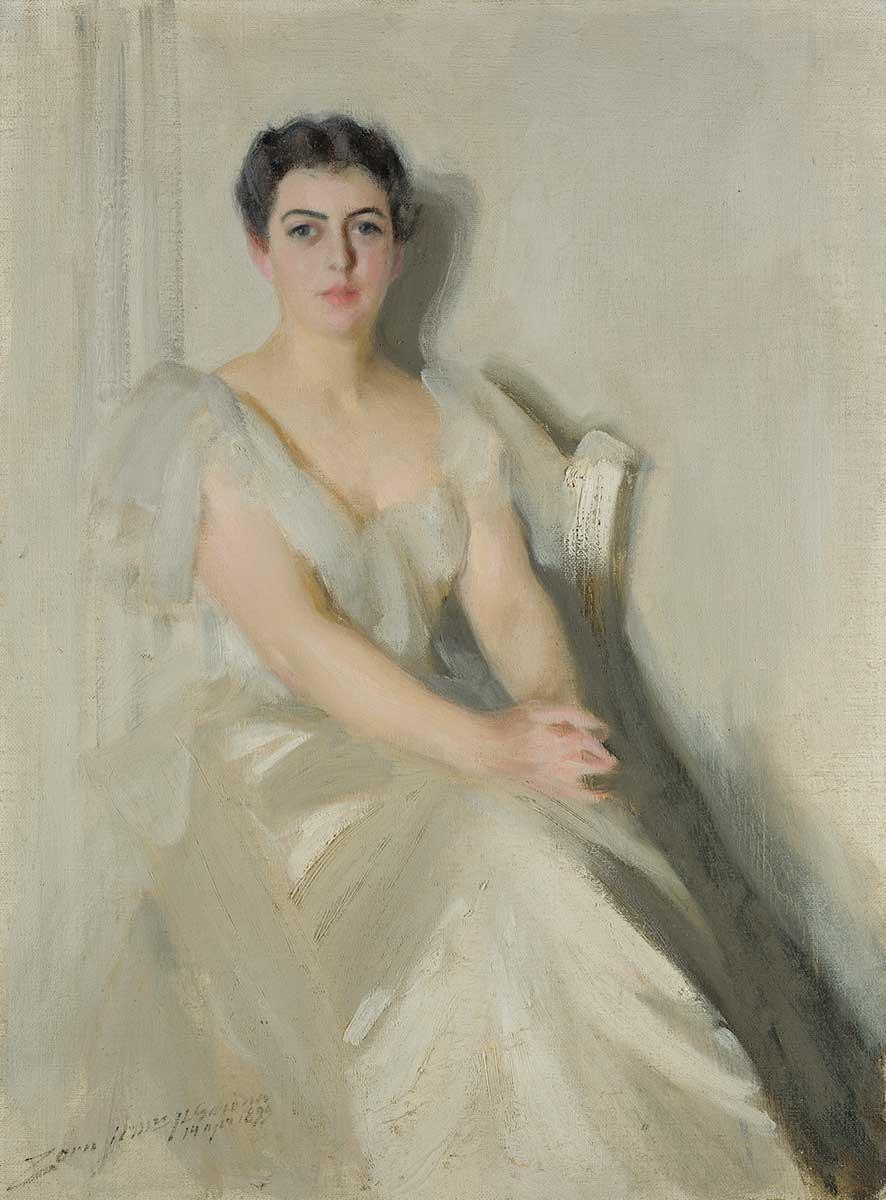 Painting of Mrs. Grover Cleveland, 1899
