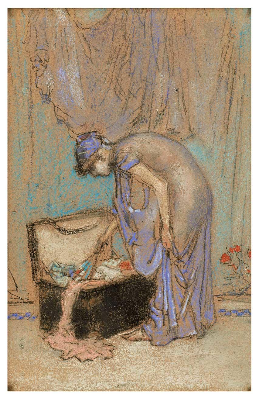 The Violet Note. A painting by James McNeill Whistler.