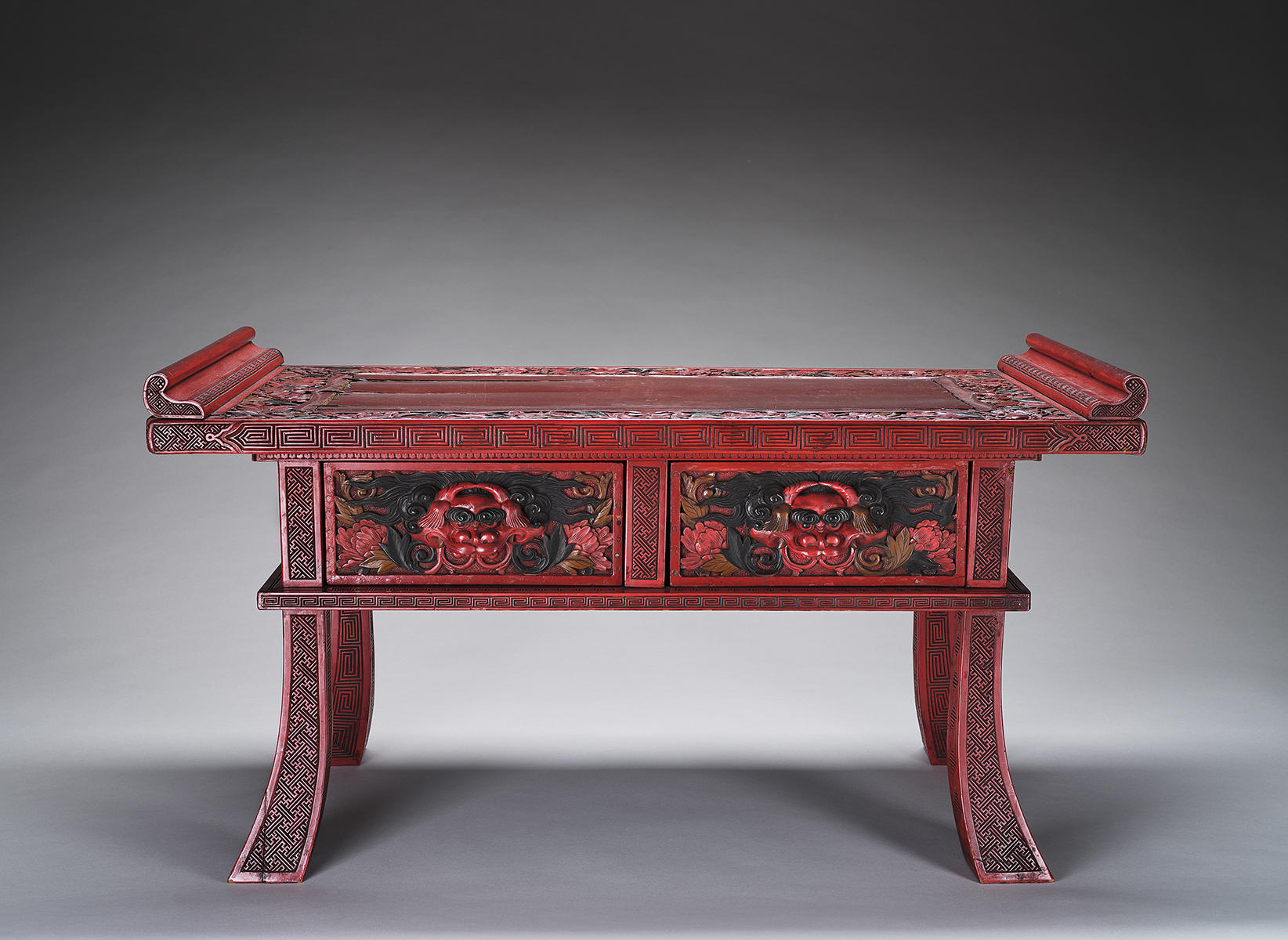 Japanese, Table, late 19th century–early 20th century. Lacquered wood
