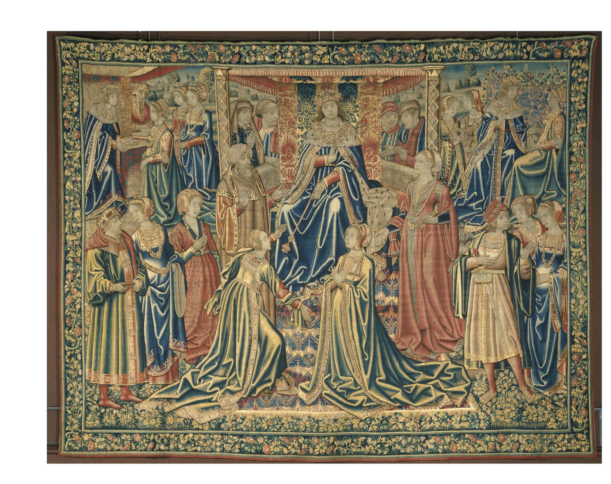 Esther and Ahasuerus Tapestry, horizontal