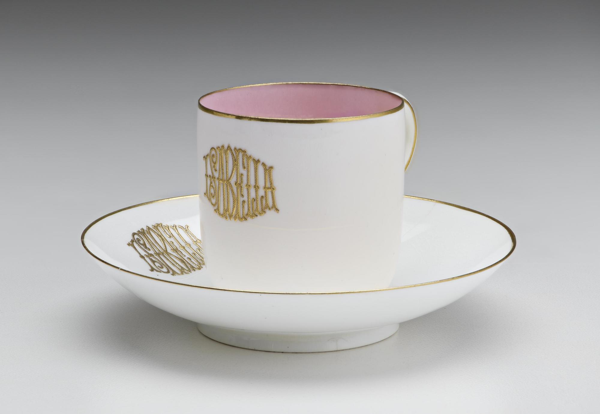 A teacup with the word Isabella