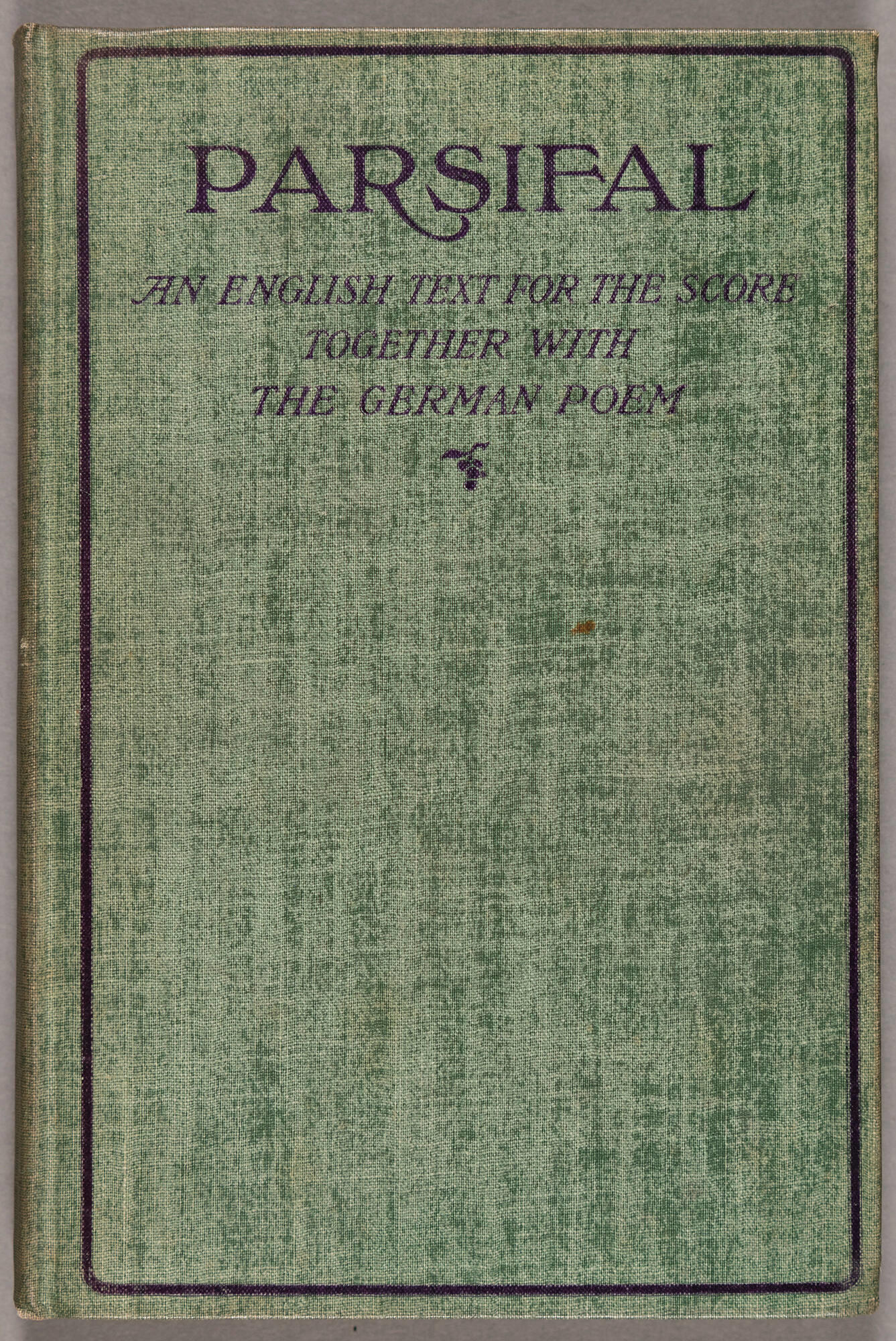 Parsival cover from 1903.