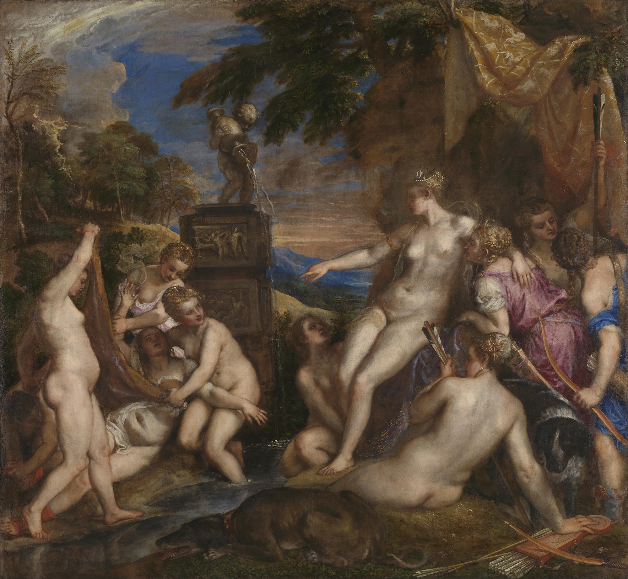 Diana and Callisto by Titian.