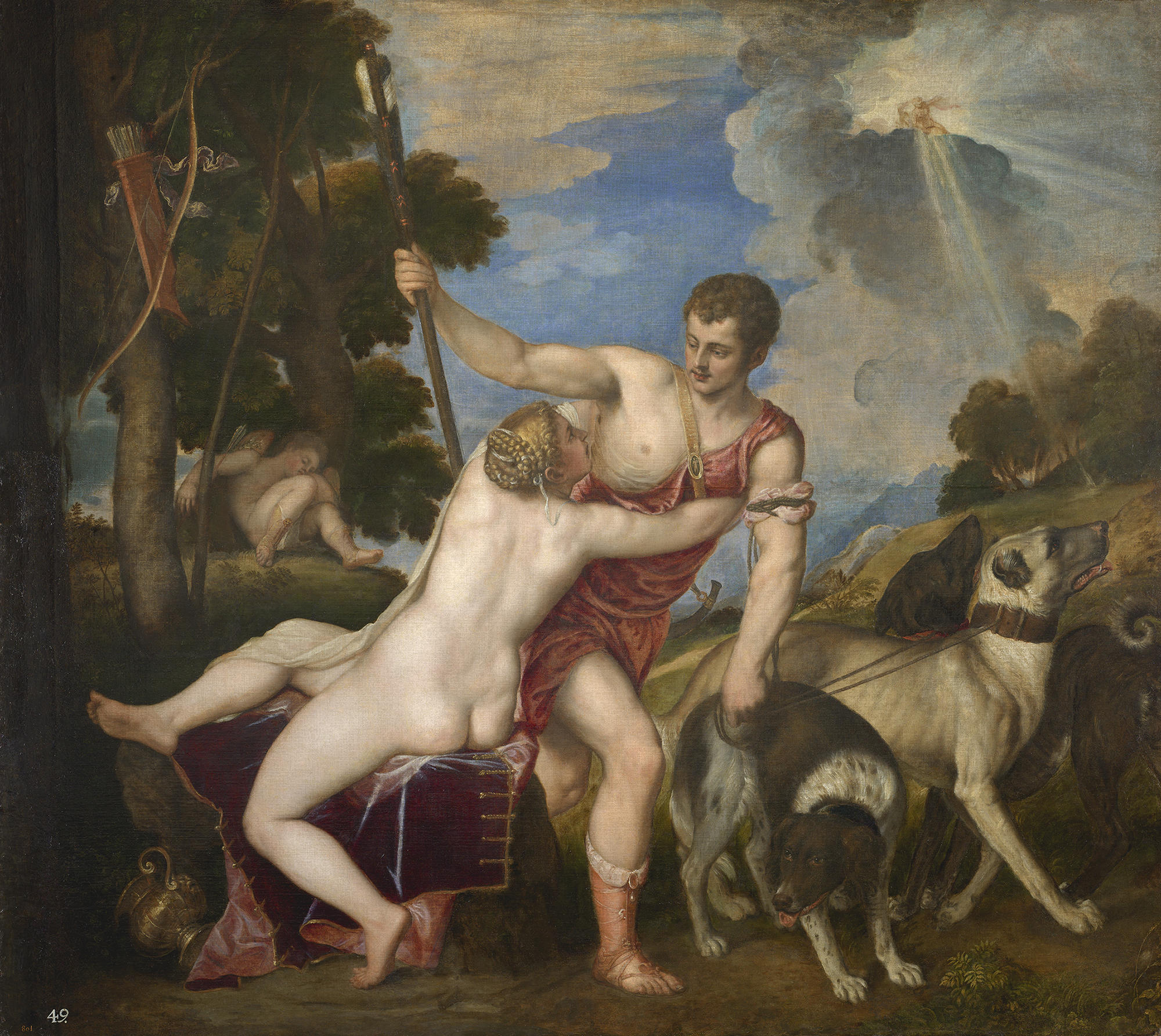 Venus and Adonis by Titian.