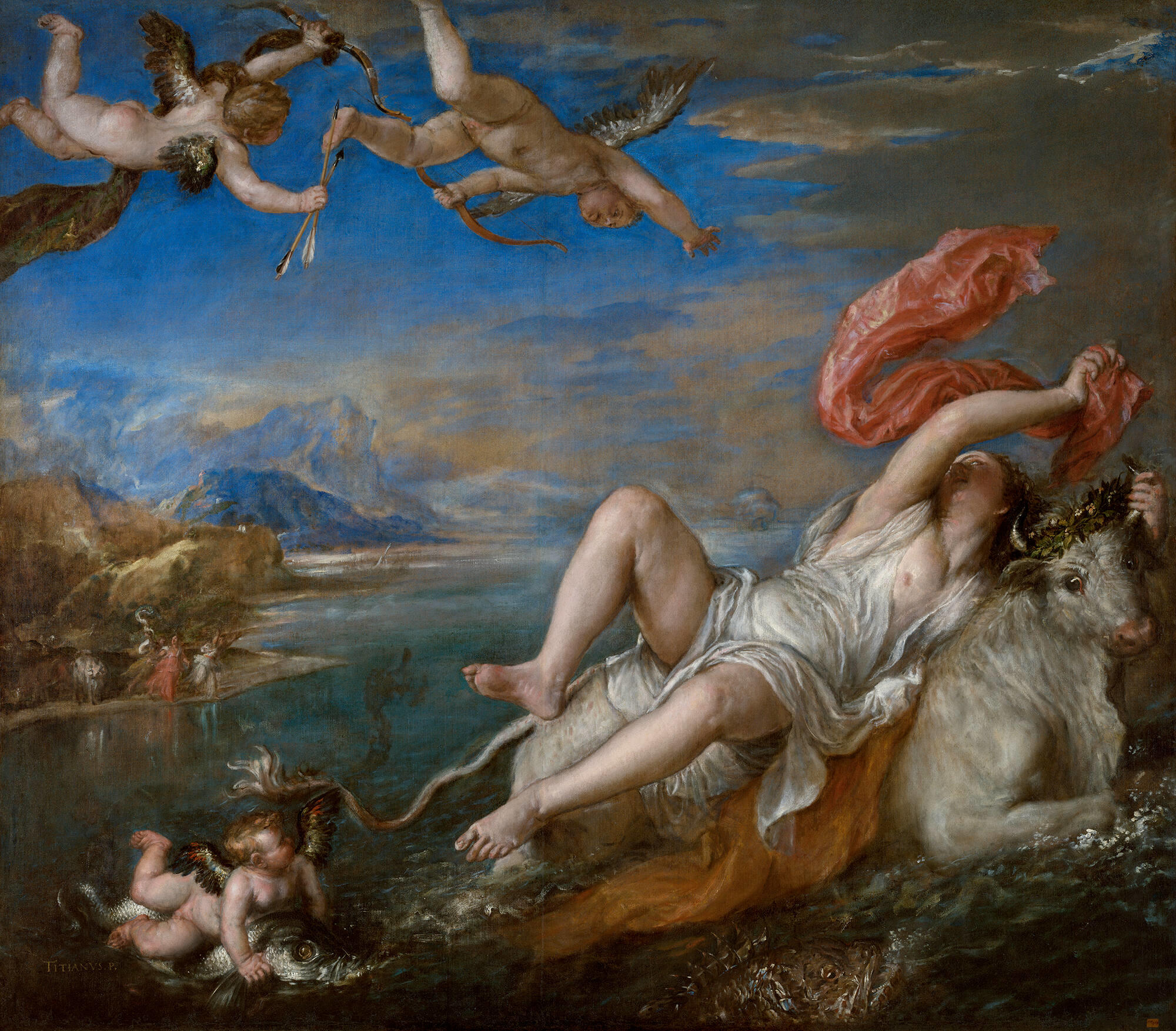 Rape of Europa by Titian.