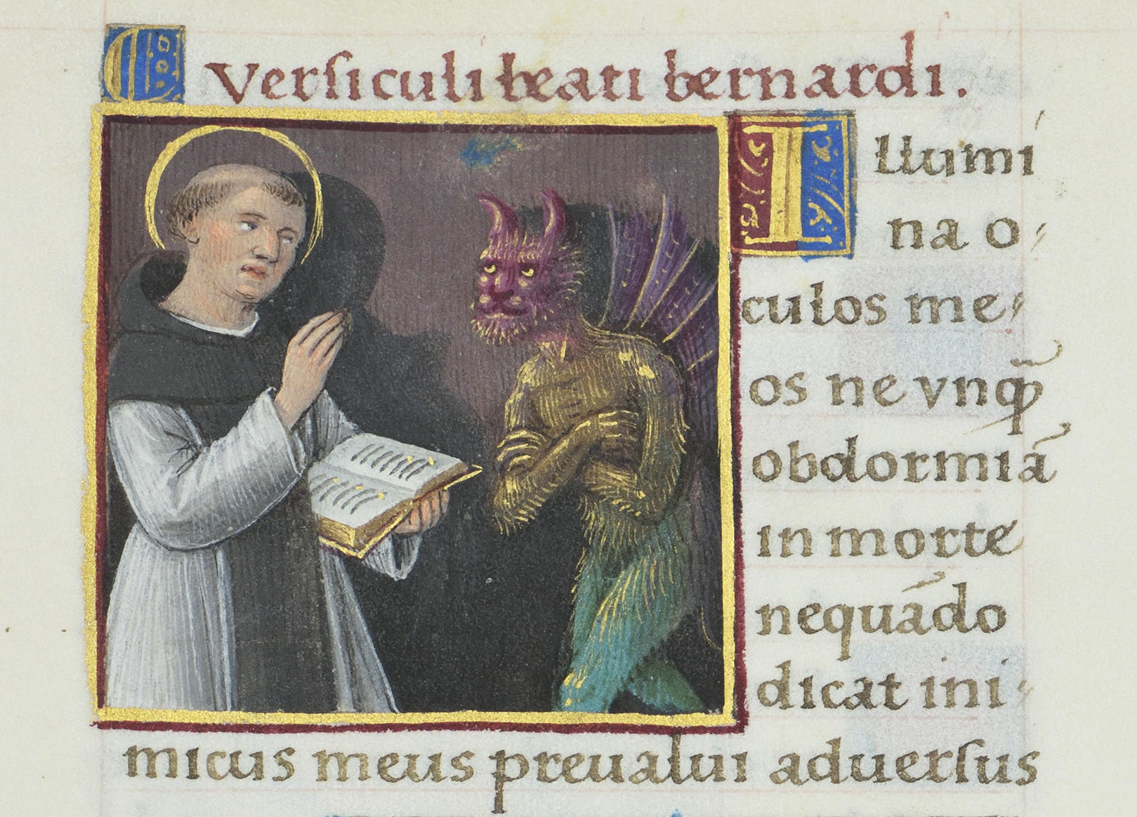 Saint Bernard and the Devil