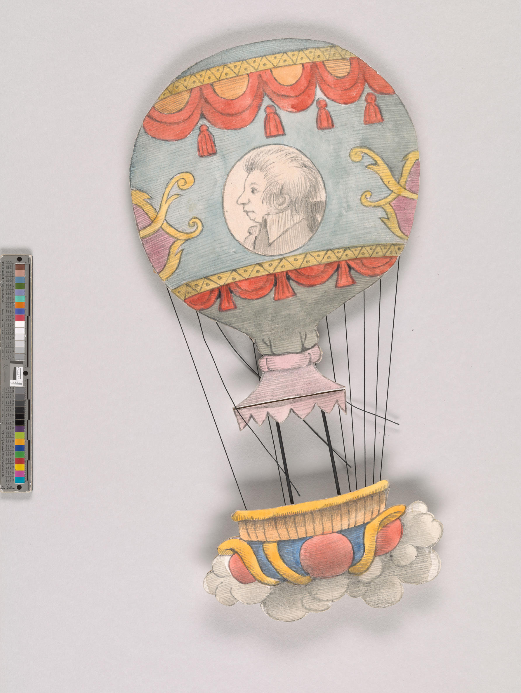 Hot air balloon model