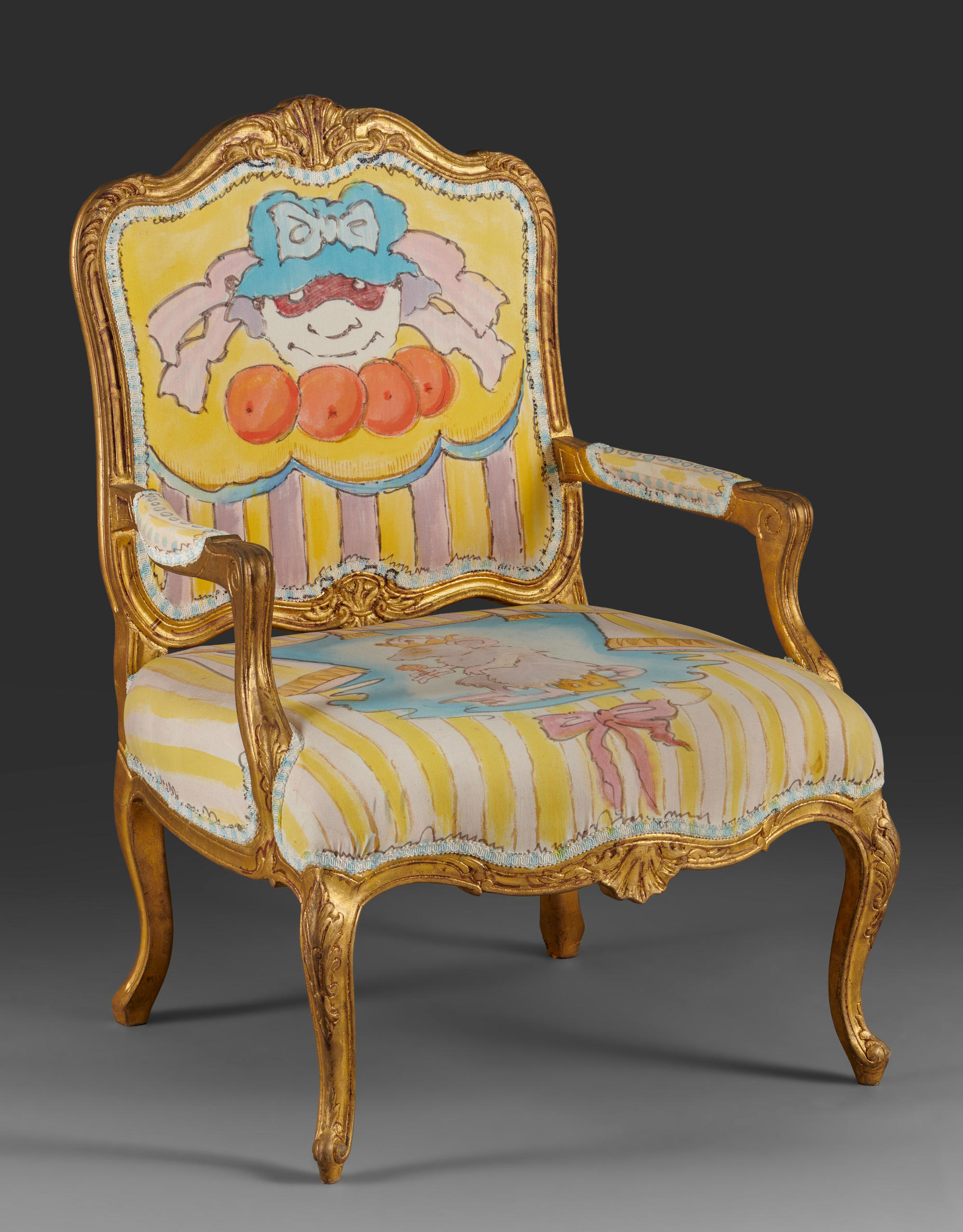 Painted side chair, 1982