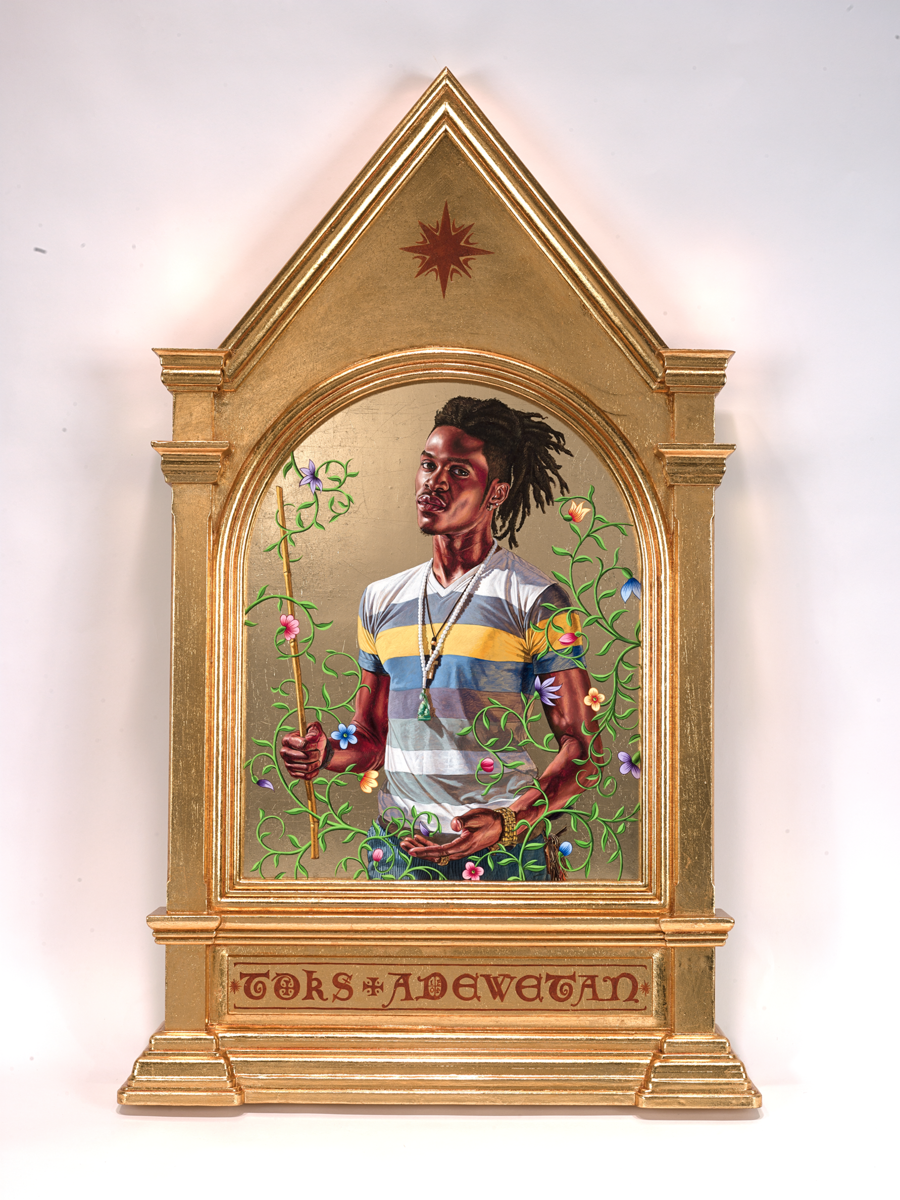 Kehinde Wiley (b. 1977, US), The Archangel Gabriel, 2014. Wassim Rasamny Collection