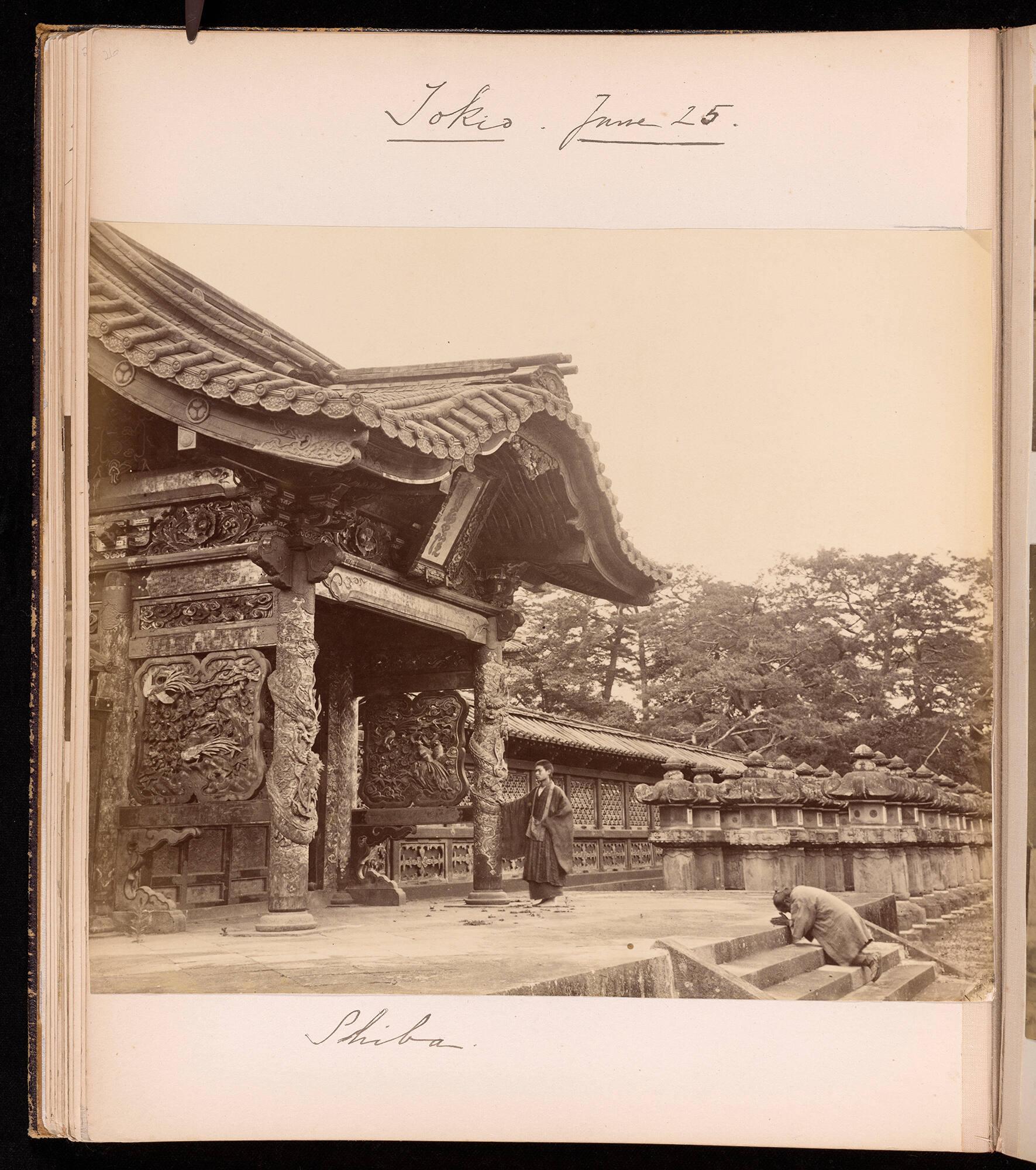 Bound album including collected photographs, found papers, pressed botanicals, and pen-and-ink annotations