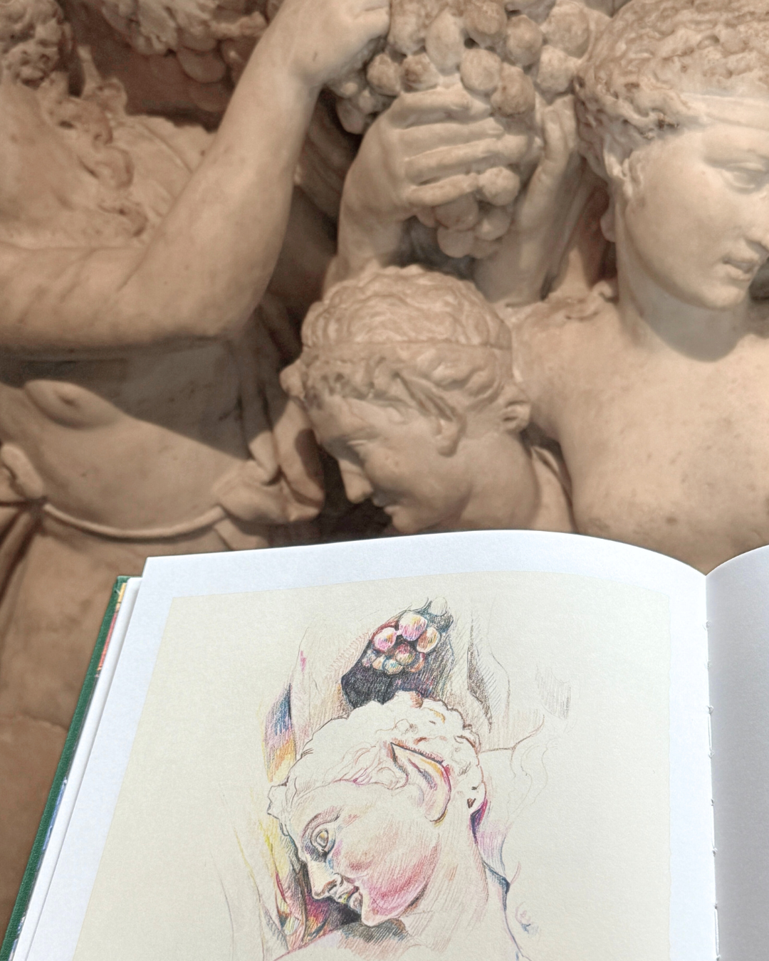 Image of a drawing from the book Gardner's Eden of a Sarcophagus