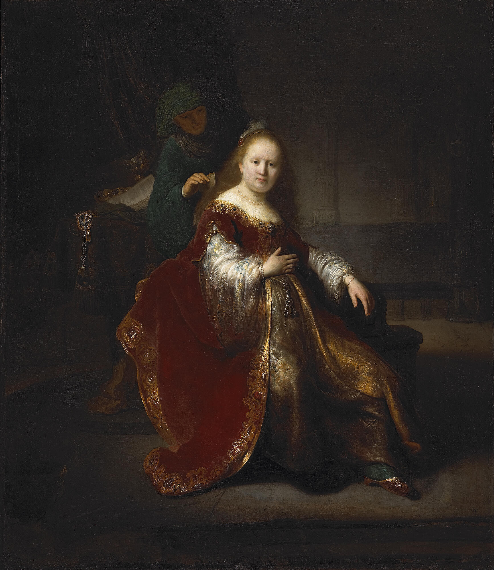 Rembrandt van Rijn (Dutch, 1606–1669), A Jewish Heroine [possibly Esther] from the Hebrew Bible
