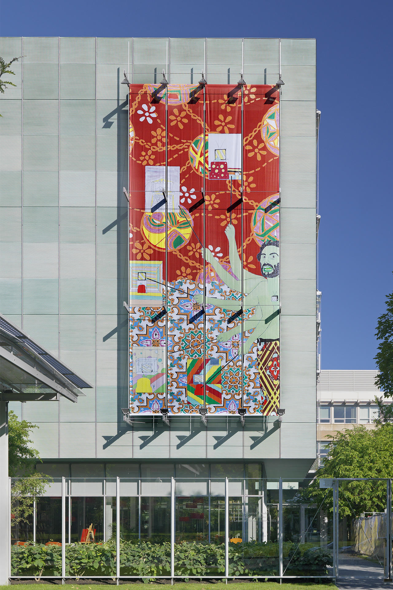 Maurizio Cannavacciuolo: A Lecture on Martian History on the Anne H. Fitzpatrick Façade on Evans Way