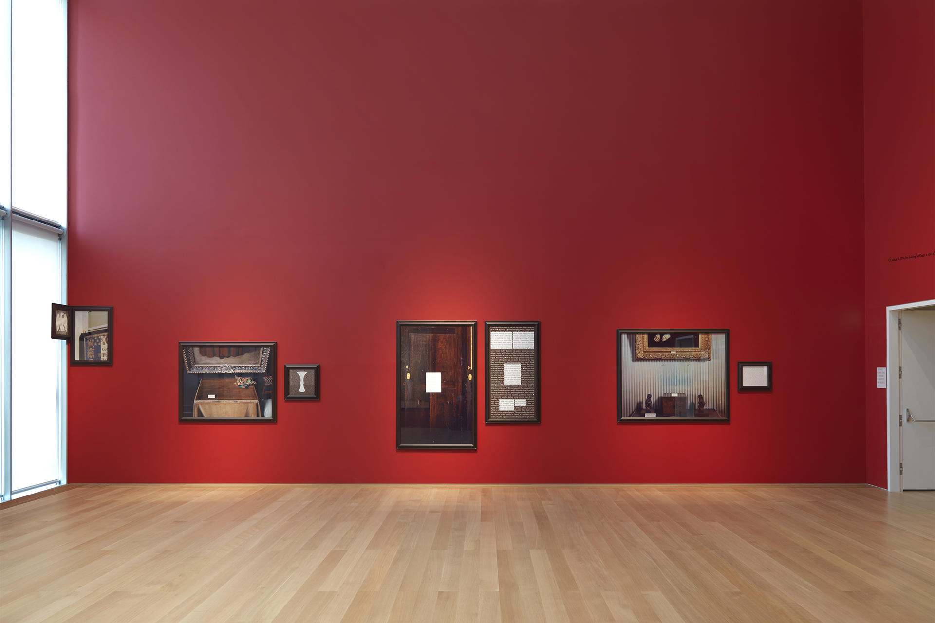 Sophie Calle: Last Seen…, installation view, ©1991 Sophie Calle / Artists Rights Society (ARS), New York / ADAGP, Paris. Courtesy of Sophie Calle, Paula Cooper Gallery, New York, and Isabella Stewart Gardner Museum, Boston.