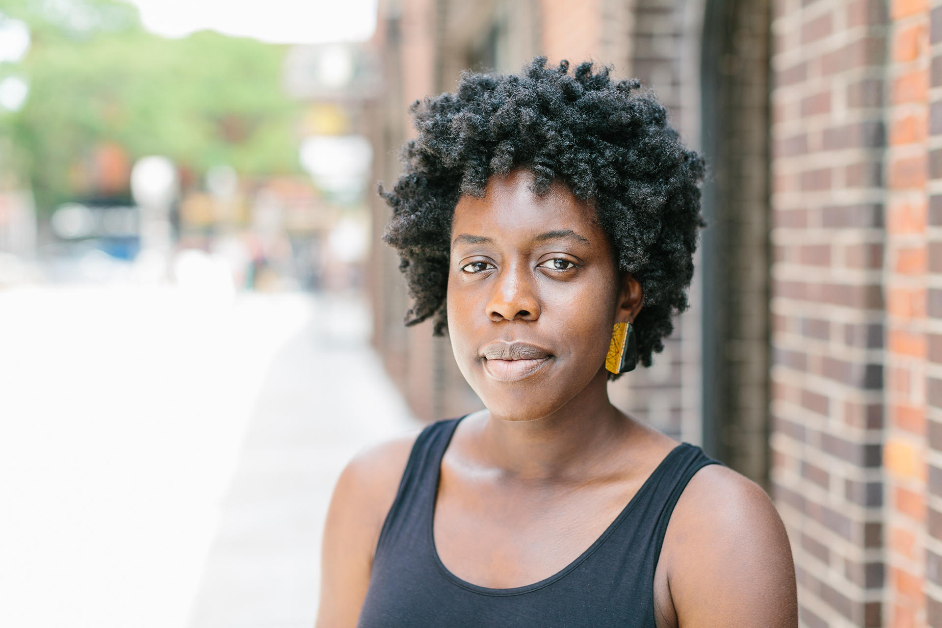 Actress, writer, and Gardner Museum Luminary Obehi Janice. Photo by Abigail Rhinehart.