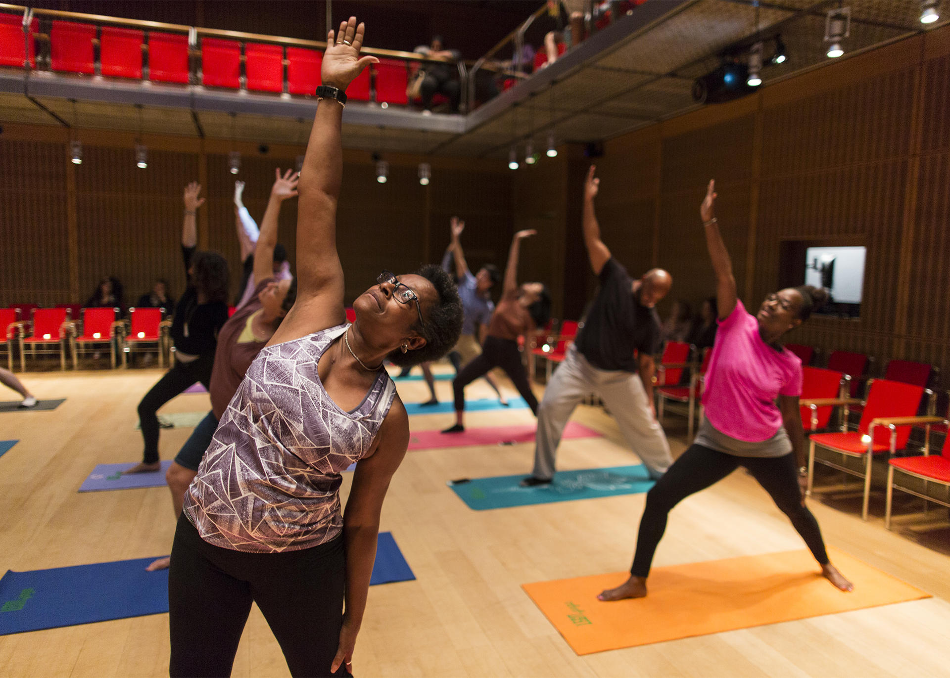 Yoga in Calderwood Hall