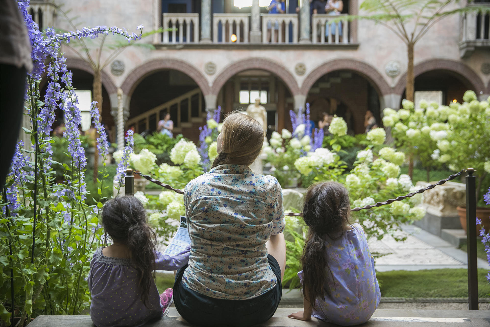 Family in the Courtyard