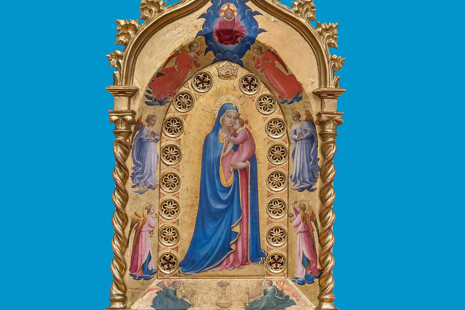 Fra Angelico (Italian, about 1400 - 1455), The Madonna della Stella, 1424-1434. Tempera with oil glazes and gold on panel, 87 x 51.8 cm (34 1/4 x 20 3/8 in.) Museo di San Marco, Florence – Polo Museale della Toscana